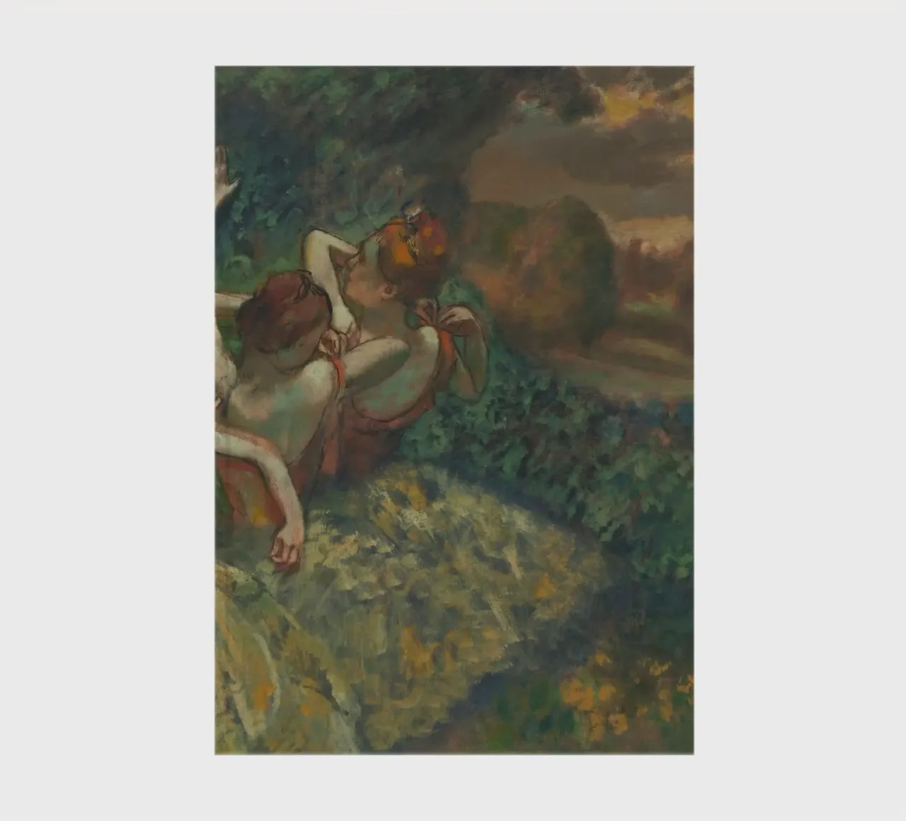 Edgar Degas - Four Dancers notebook by Timeless Artworks