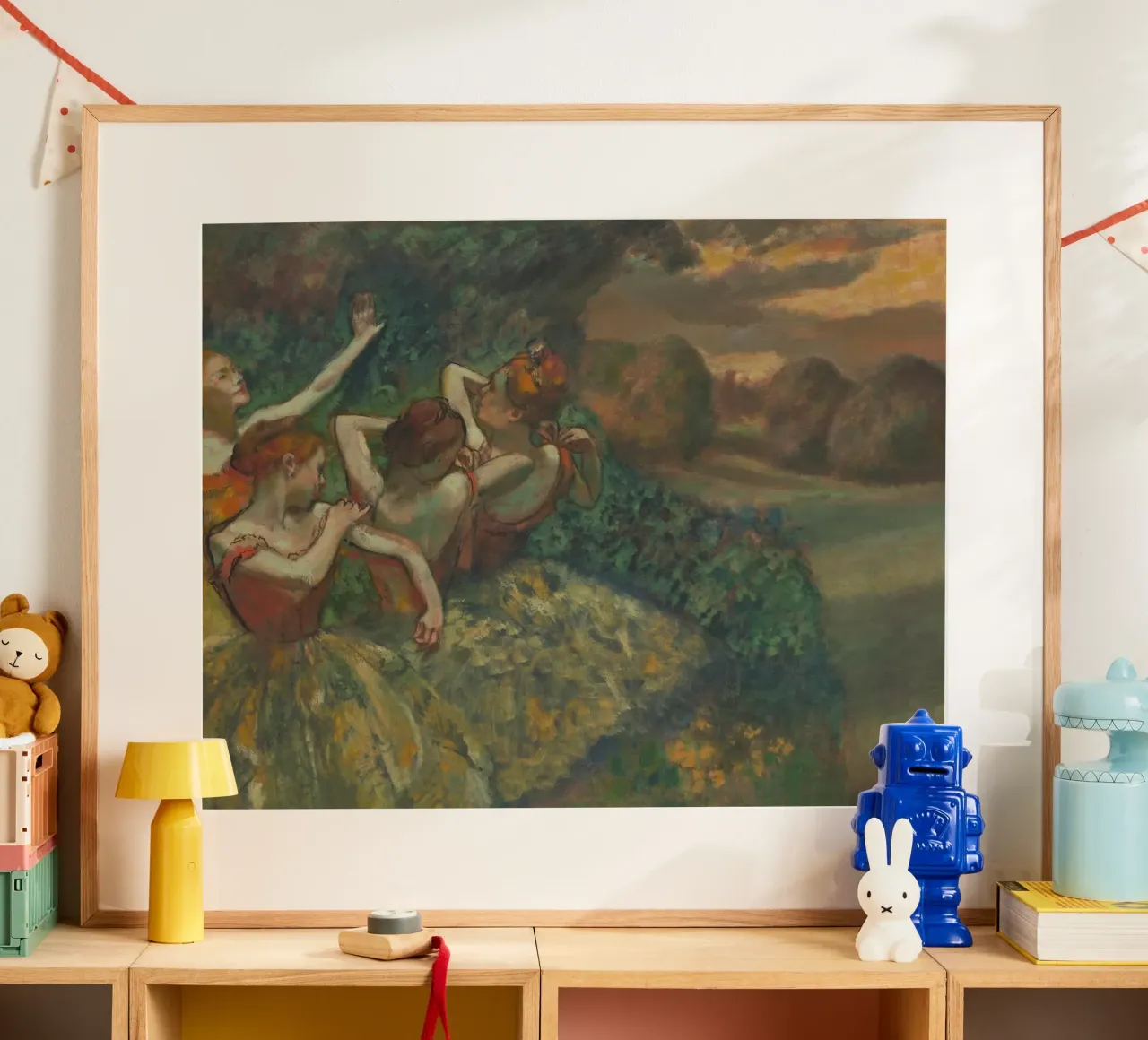 Edgar Degas - Four Dancers hahnemühle by Timeless Artworks