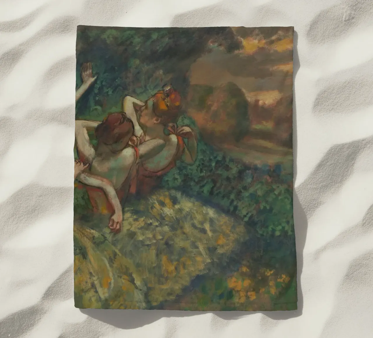 Edgar Degas - Quattro ballerine telo mare da Timeless Artworks