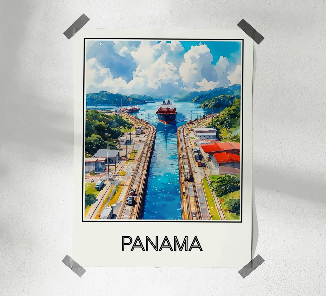 Panama poster da Frame the World