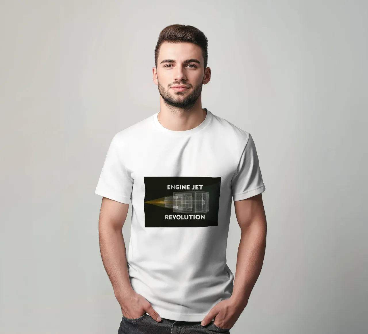 Engine Jet Reactor Dark t-shirt da Marc Schulthess
