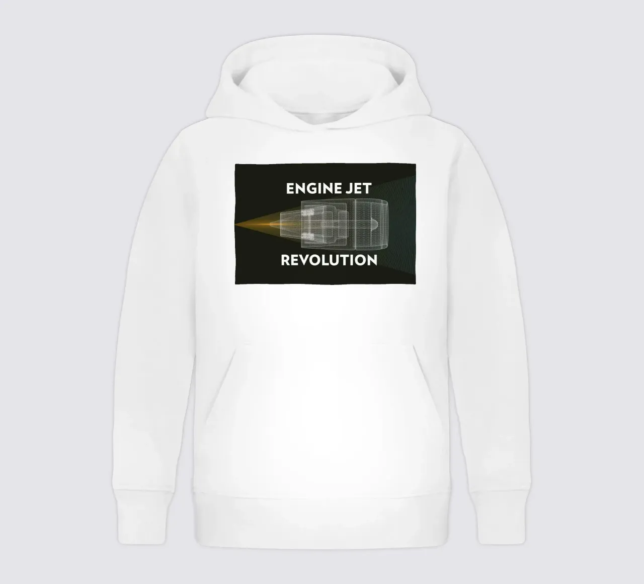 Engine Jet Reactor Dark felpa bambino con cappuccio da Marc Schulthess
