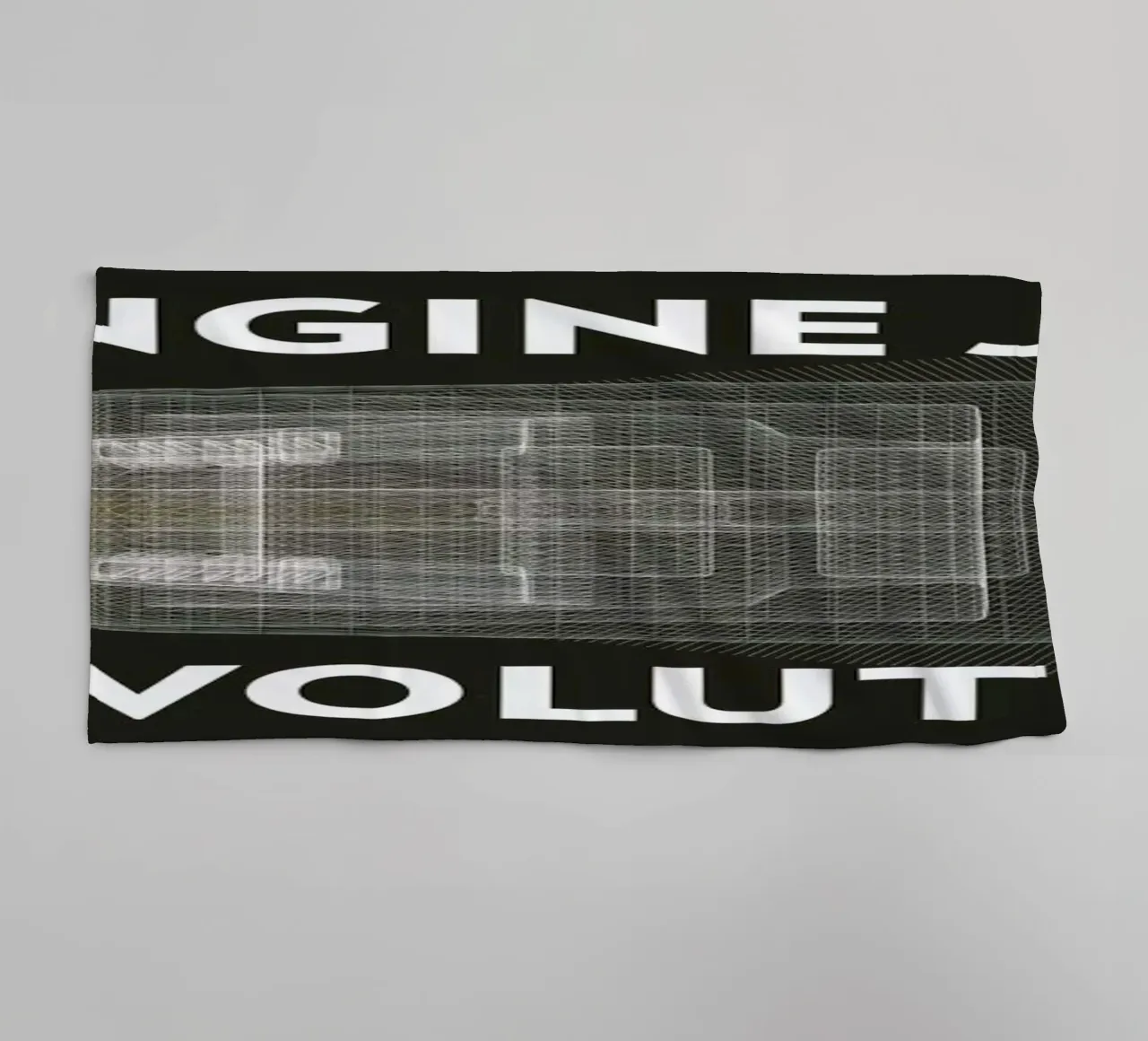 Engine Jet Reactor Dark asciugamano da bagno da Marc Schulthess