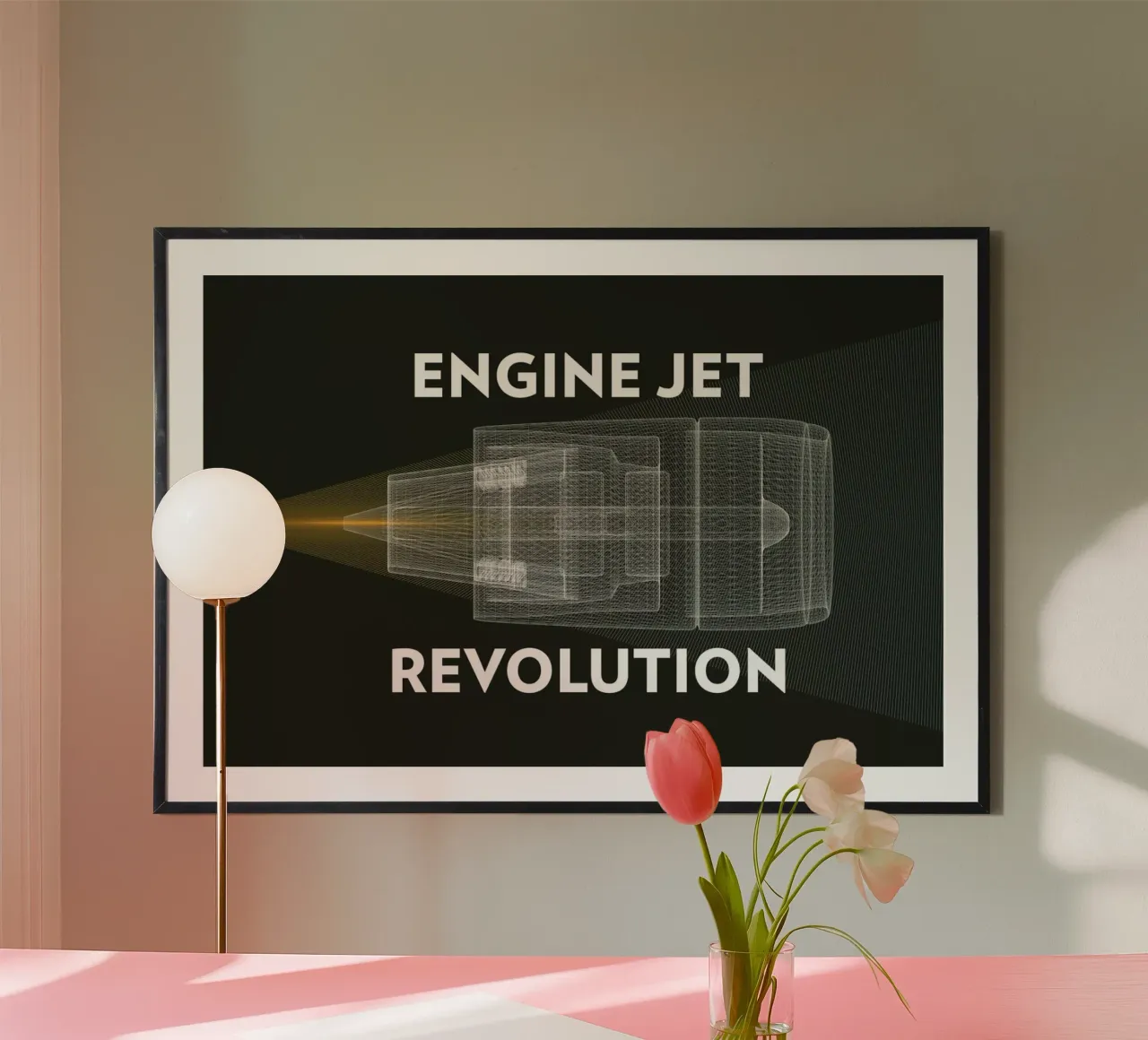 Engine Jet Reactor Dark poster da Marc Schulthess