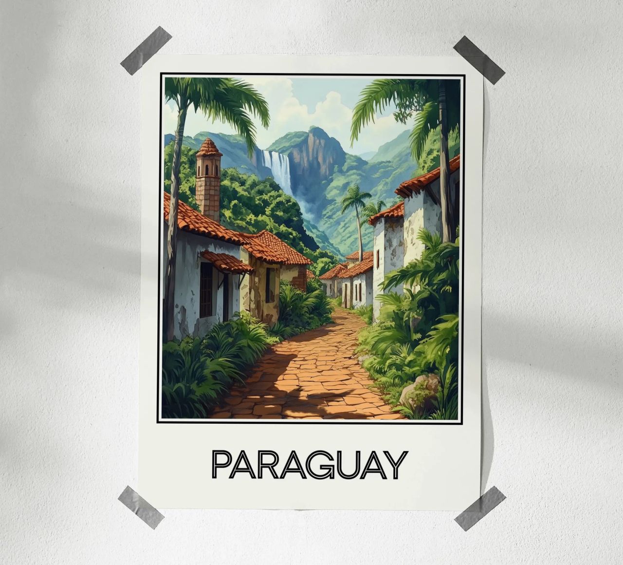 Paraguay poster de Frame the World