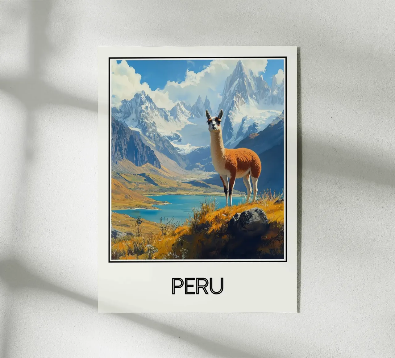 Poster Perù plexiglass da Frame the World