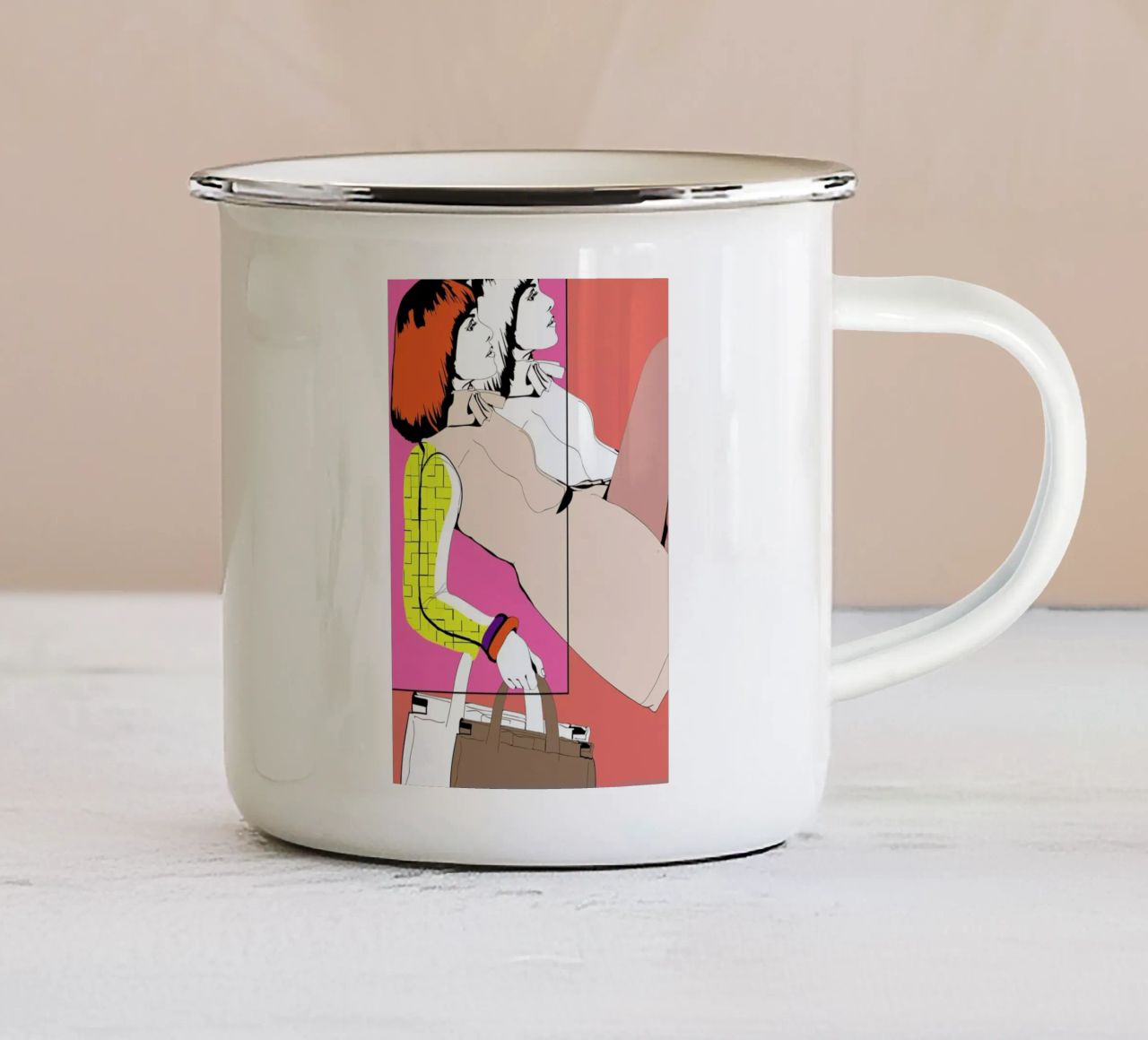 Pop 3 tazza in smalto da Marcell Naubert