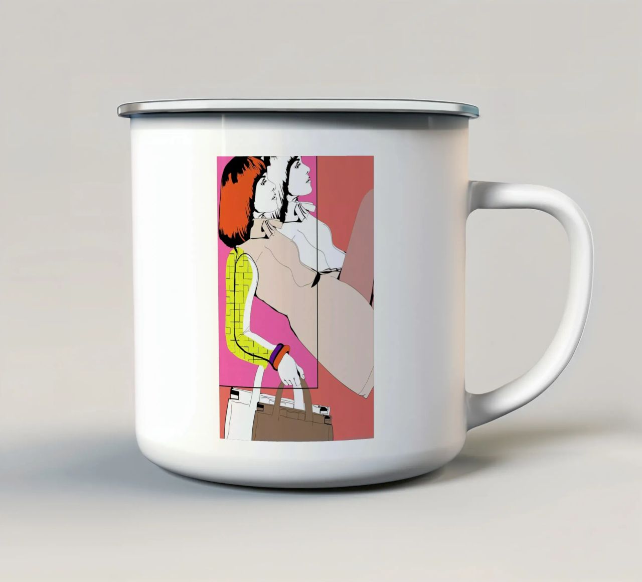 Pop 3 tazza in smalto da Marcell Naubert