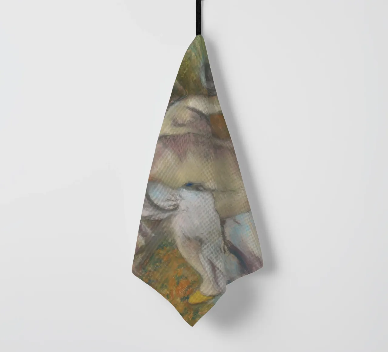 Edgar Degas - Dopo il bagno, donna che si asciuga canovaccio da cucina da Timeless Artworks