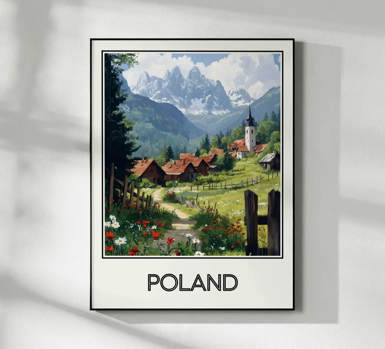 Affiche Pologne plexiglass da Frame the World
