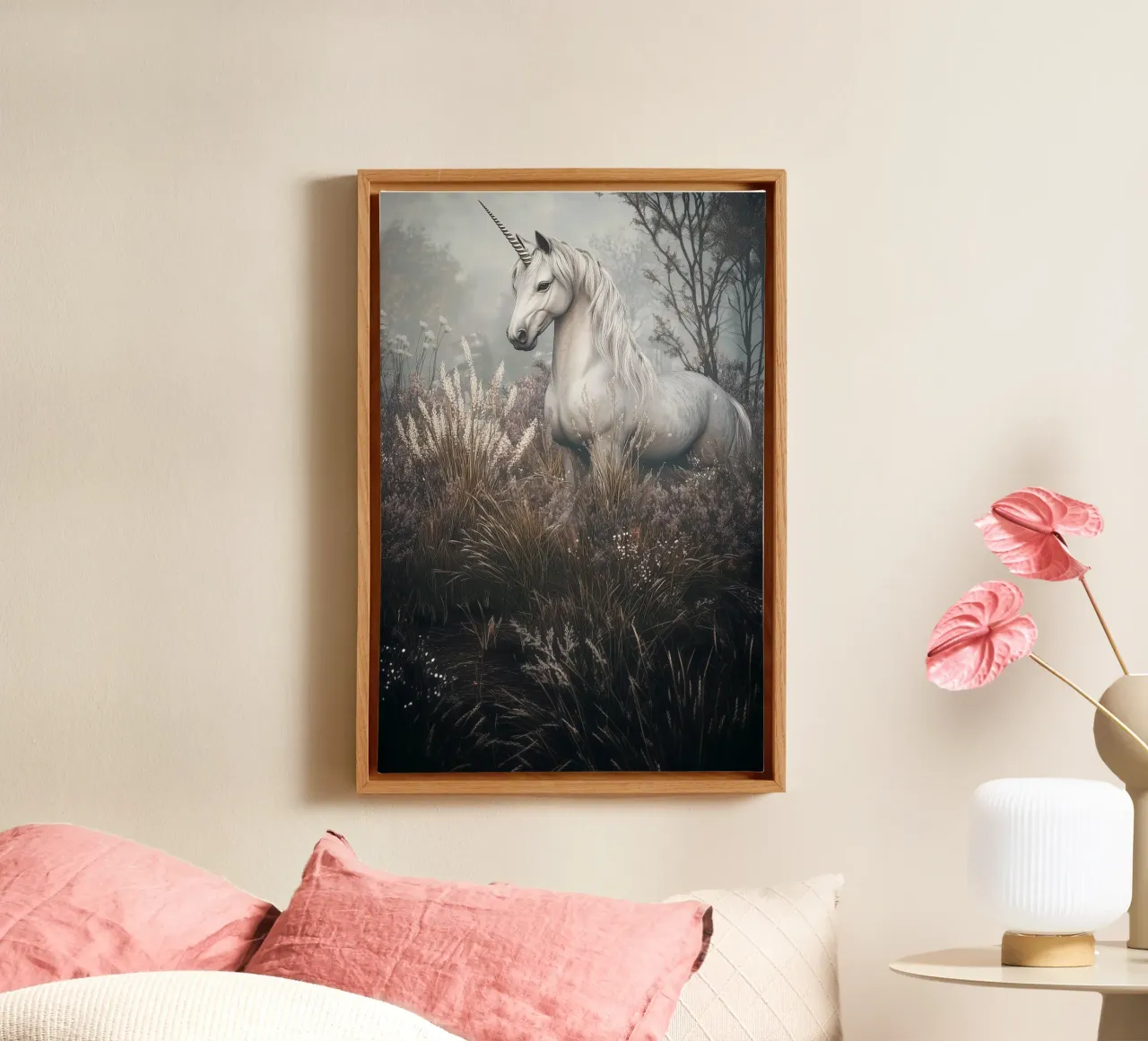 A unicorn canvas by Synthaira