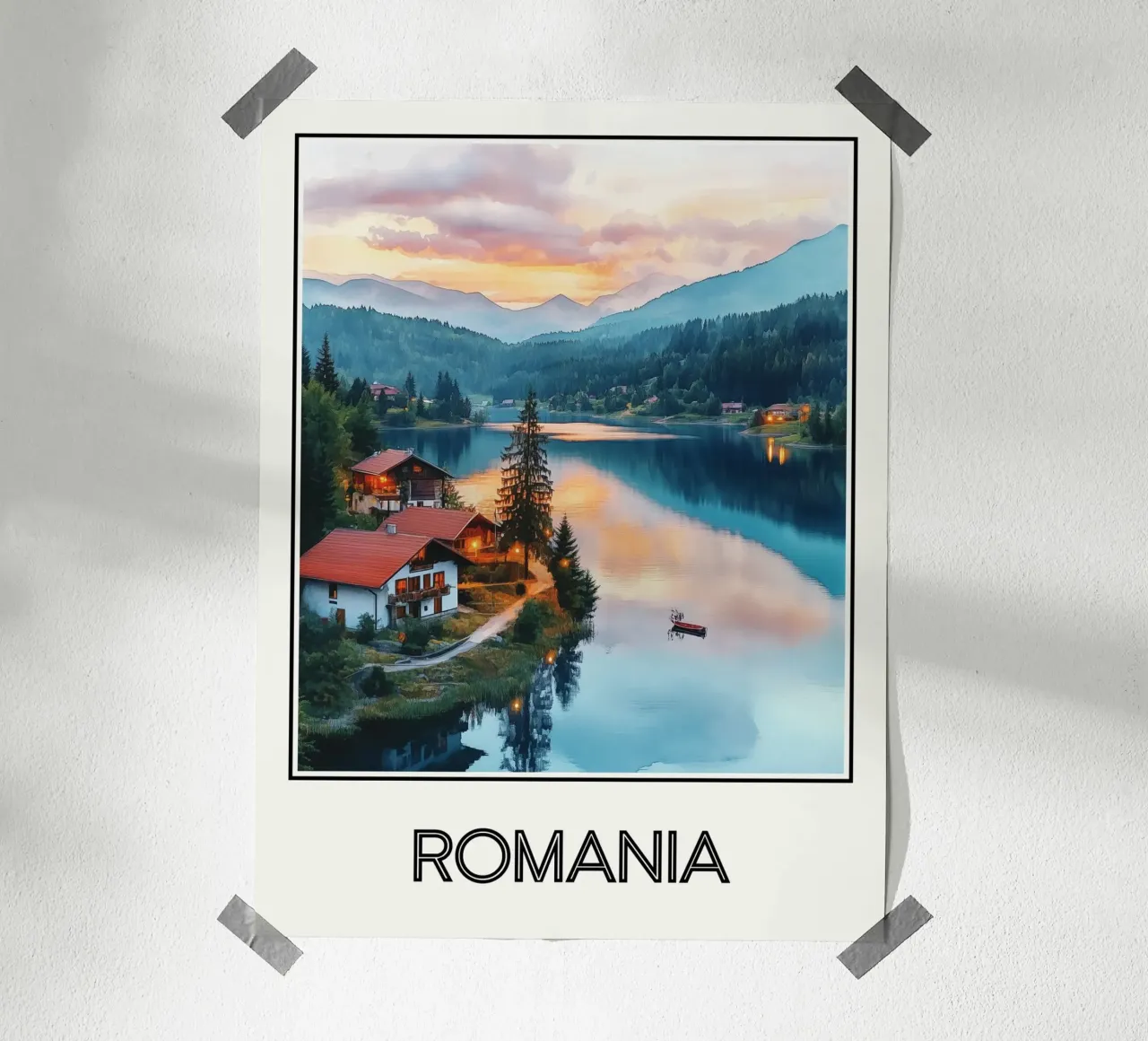 Romania poster da Frame the World