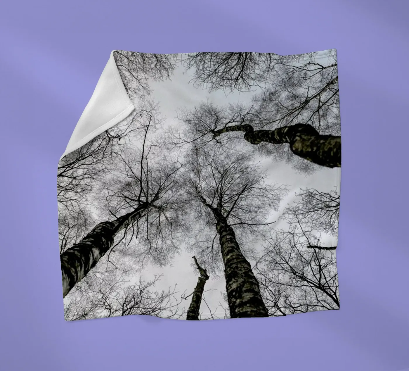 Forest 1 fleecedeken van Shot By Clint