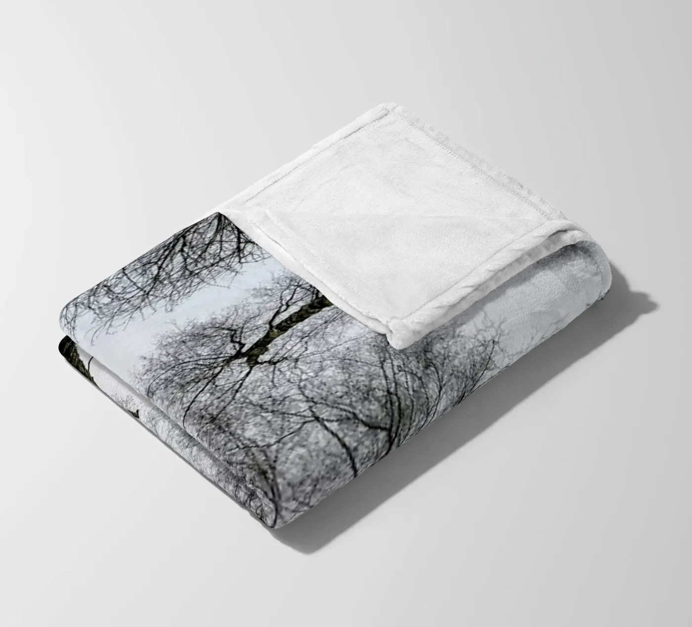 Forest 1 fleecedeken van Shot By Clint