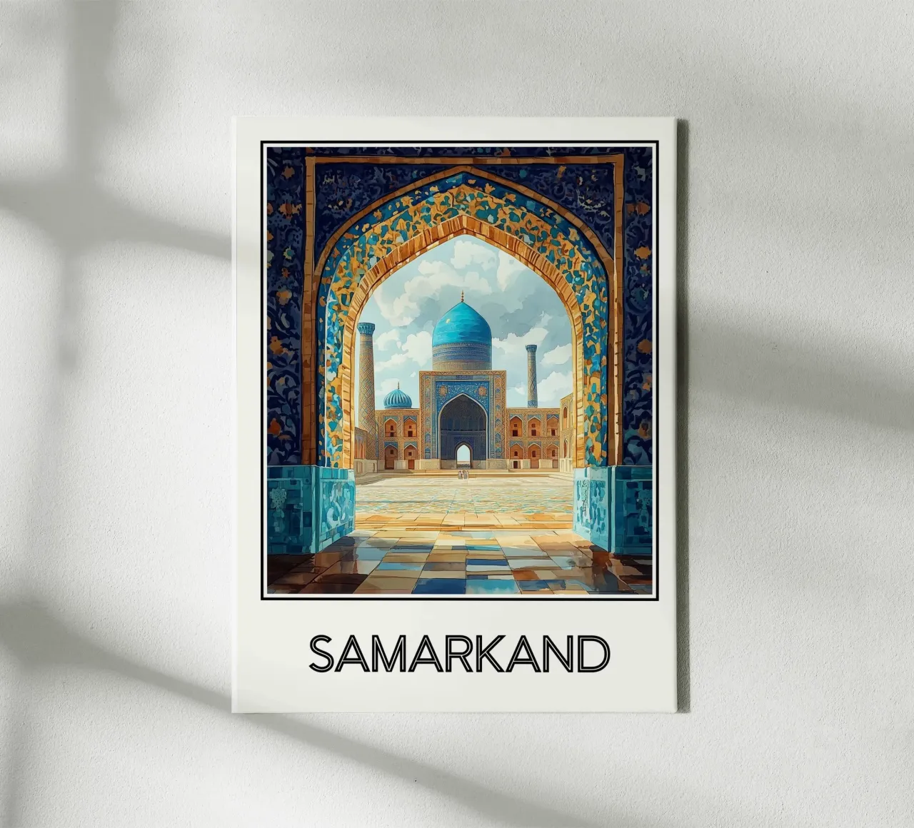 Samarcanda tela con Cornice a cassetta da Frame the World