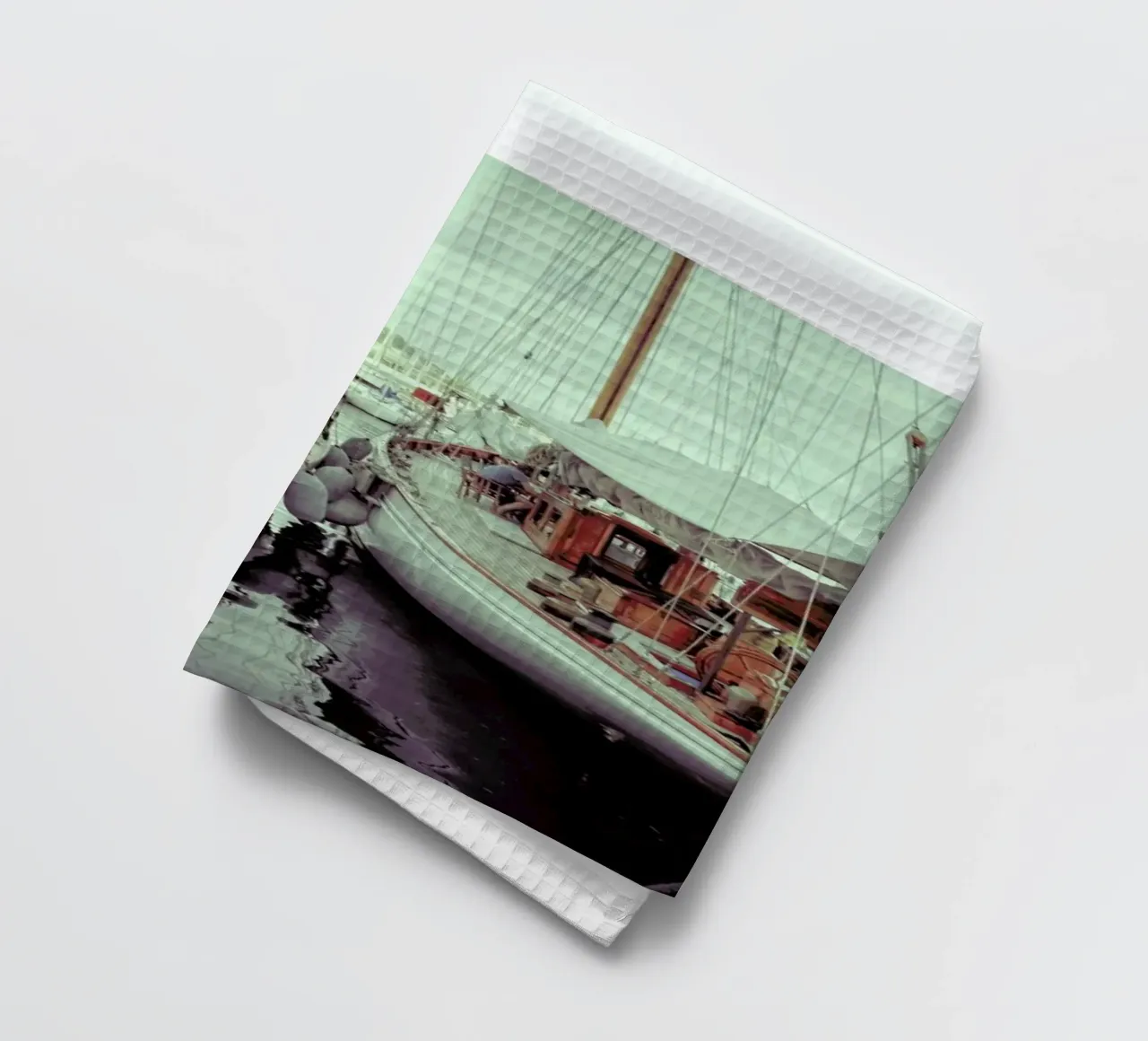 Cannes 4645 tea towel by In Full Color