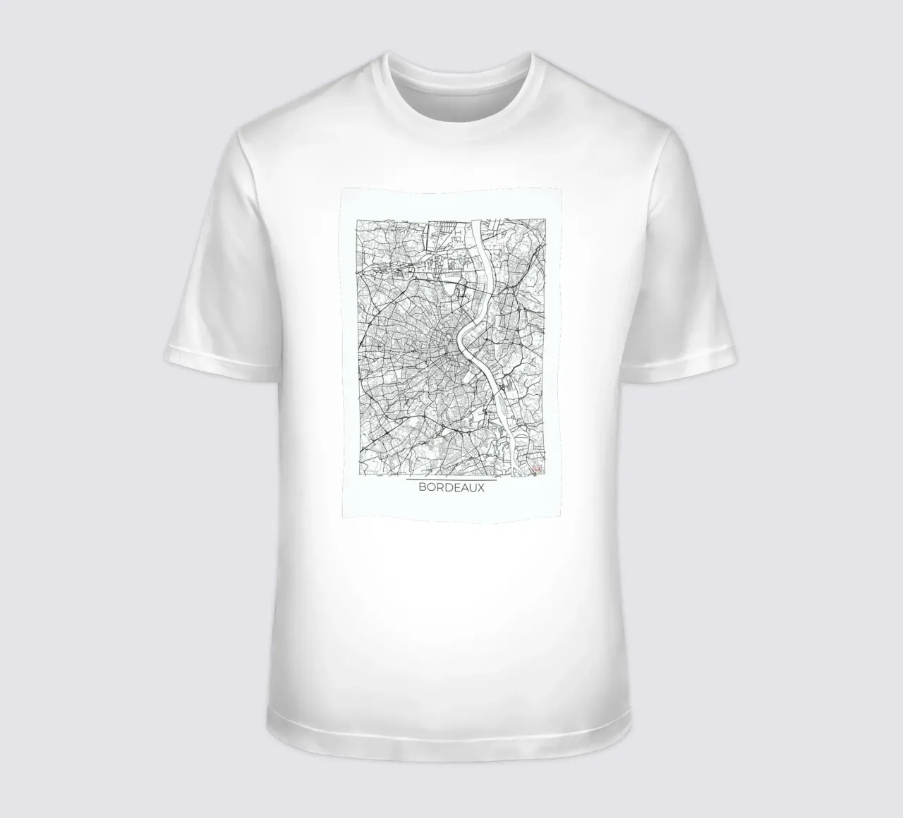 Bordeaux Minimal t-shirt da Hubert Roguski