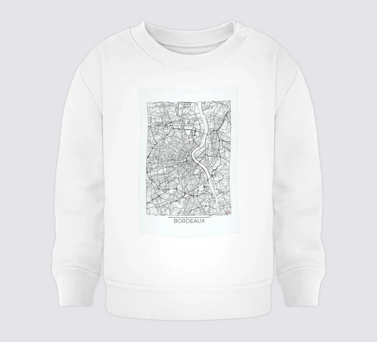 Bordeaux Minimal Baby Sweatshirt von Hubert Roguski