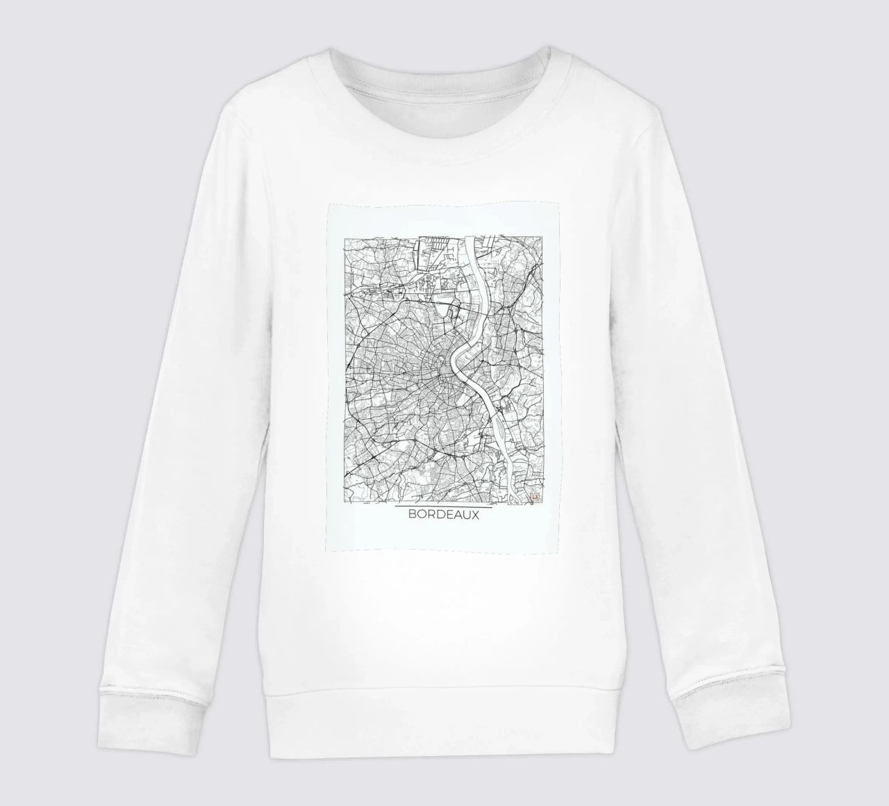 Bordeaux Minimal felpa bambino da Hubert Roguski