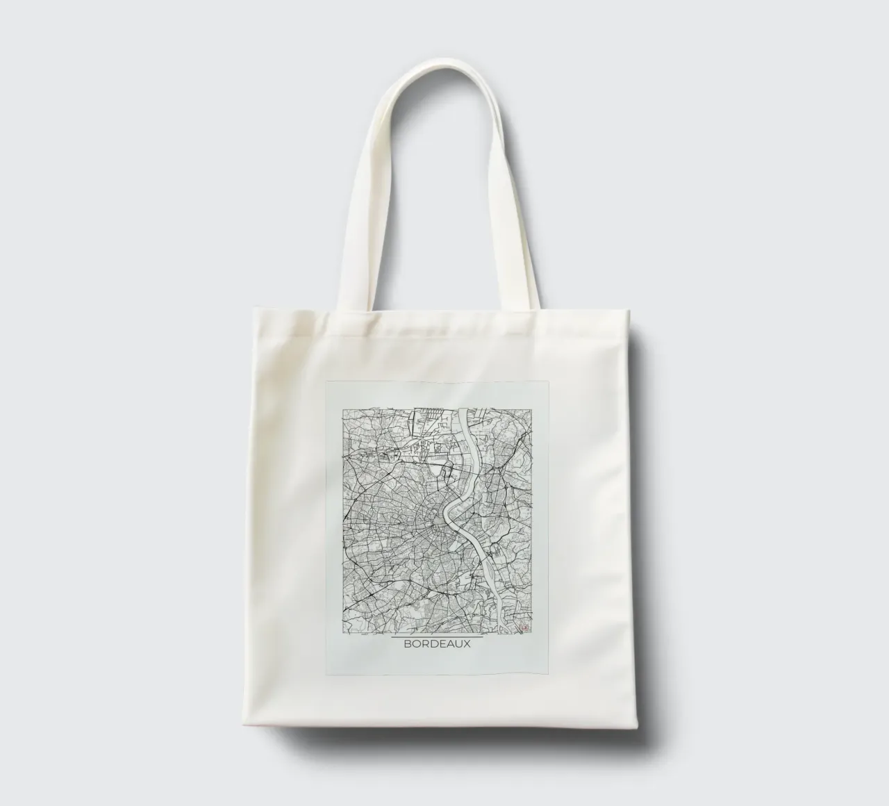 Bordeaux Minimal borsa in juta da Hubert Roguski