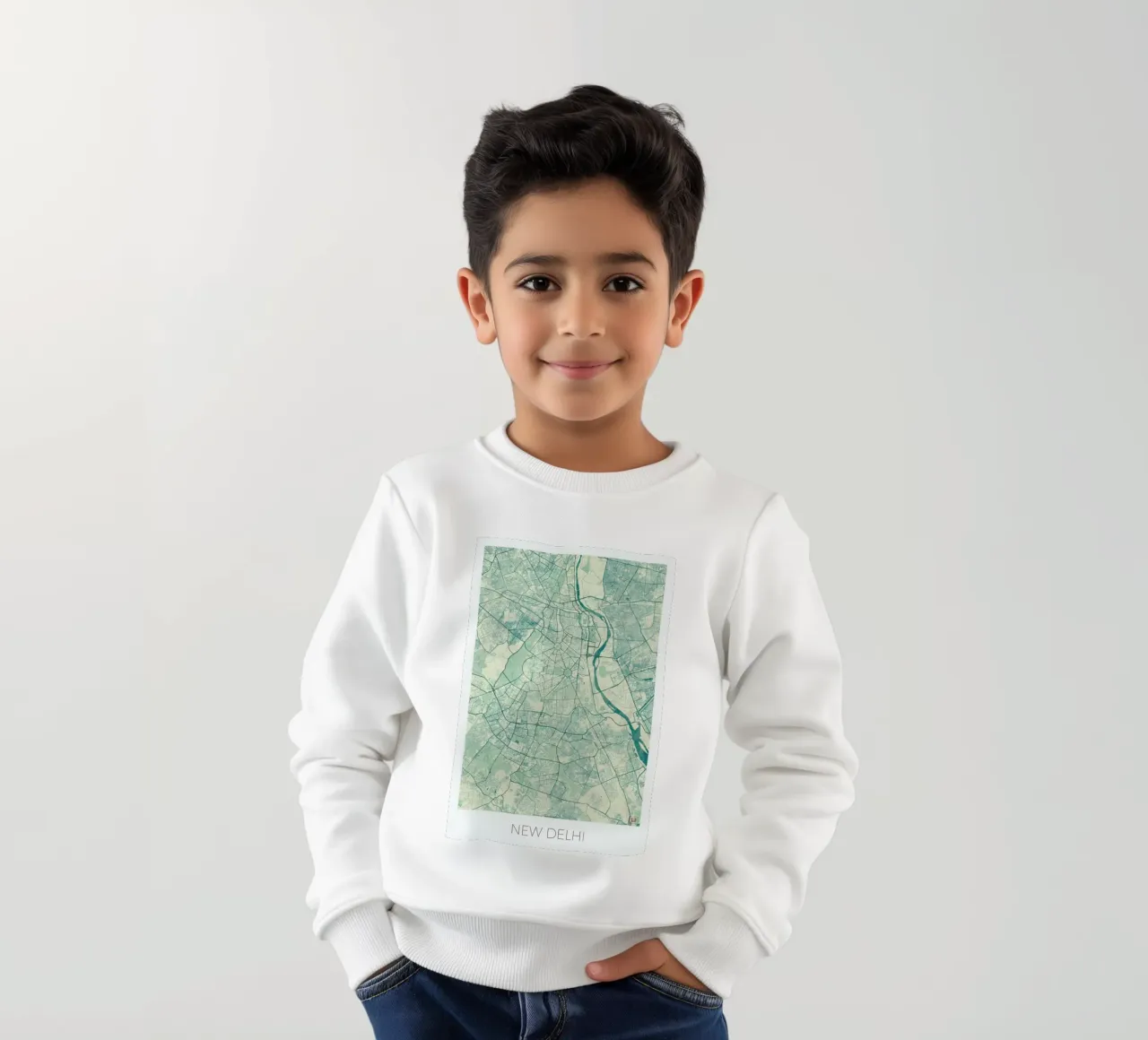 New Delhi Vintage felpa bambino da Hubert Roguski