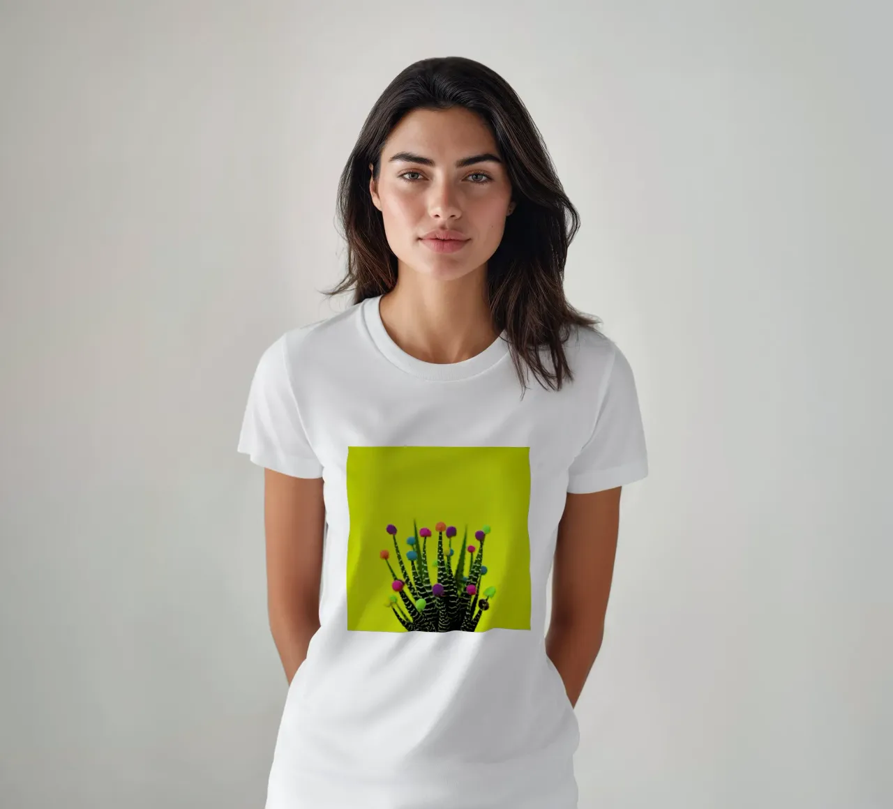 Haworthia in Bloom t-shirt by Juj Winn
