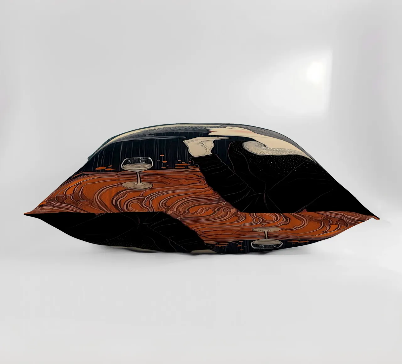 A dream of a whale cuscino da Synthaira