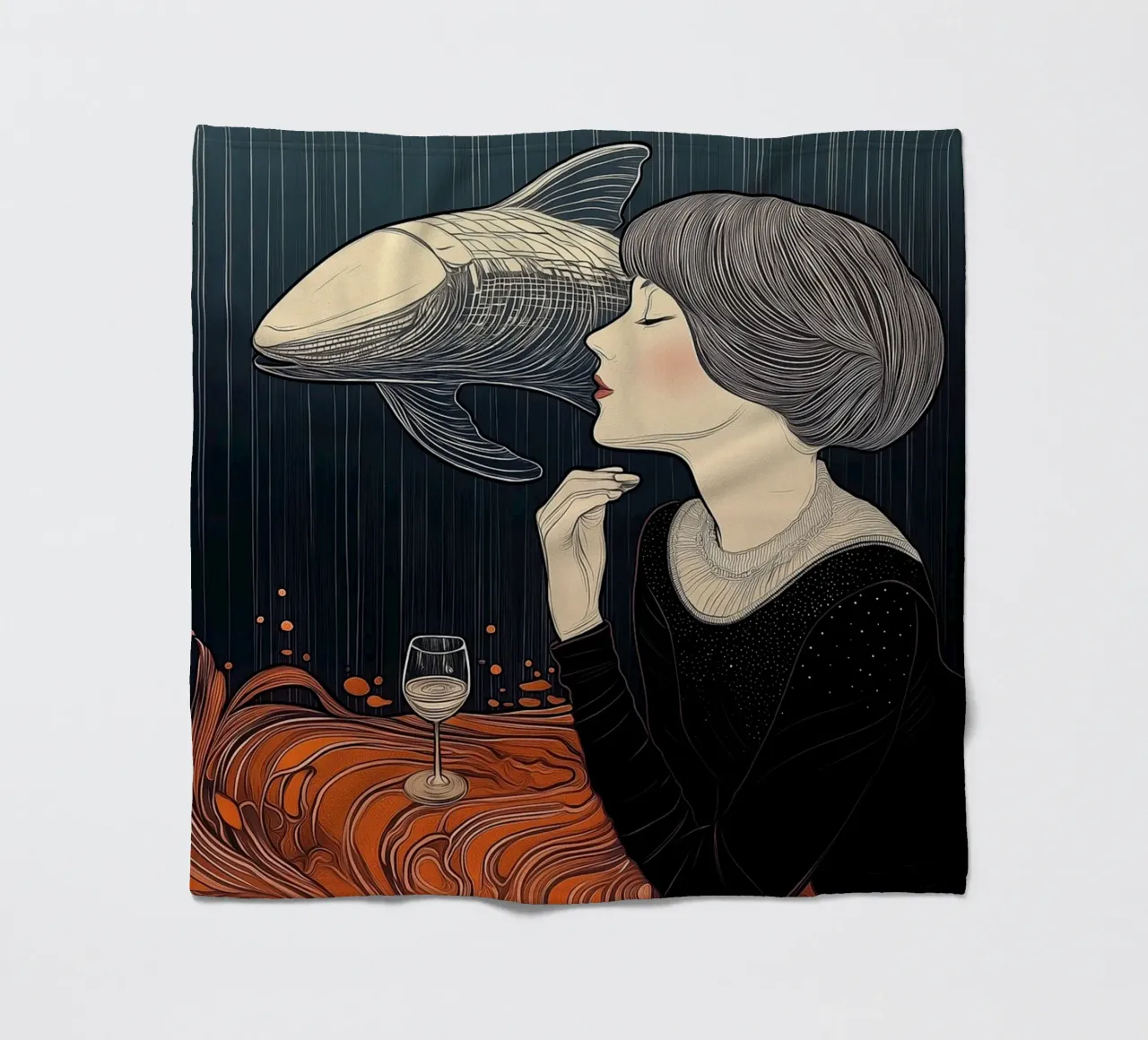 A dream of a whale coperta in pile da Synthaira