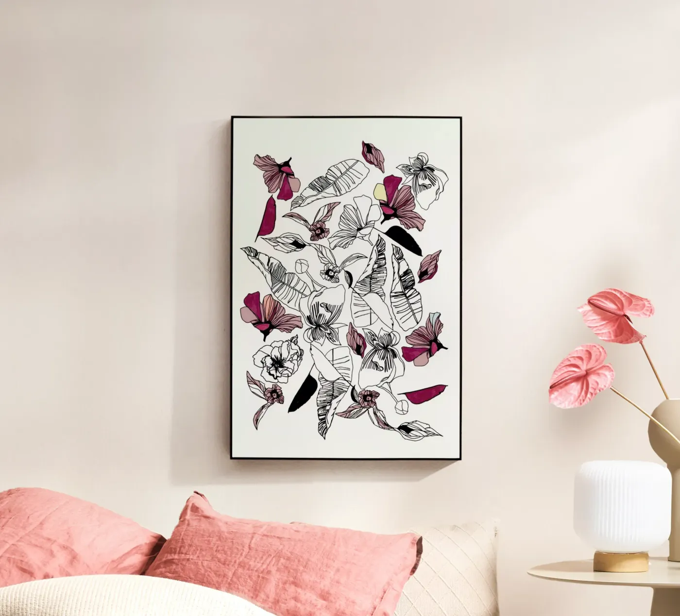 Wildflowers 2 acrylic glass by Céleste Hollak