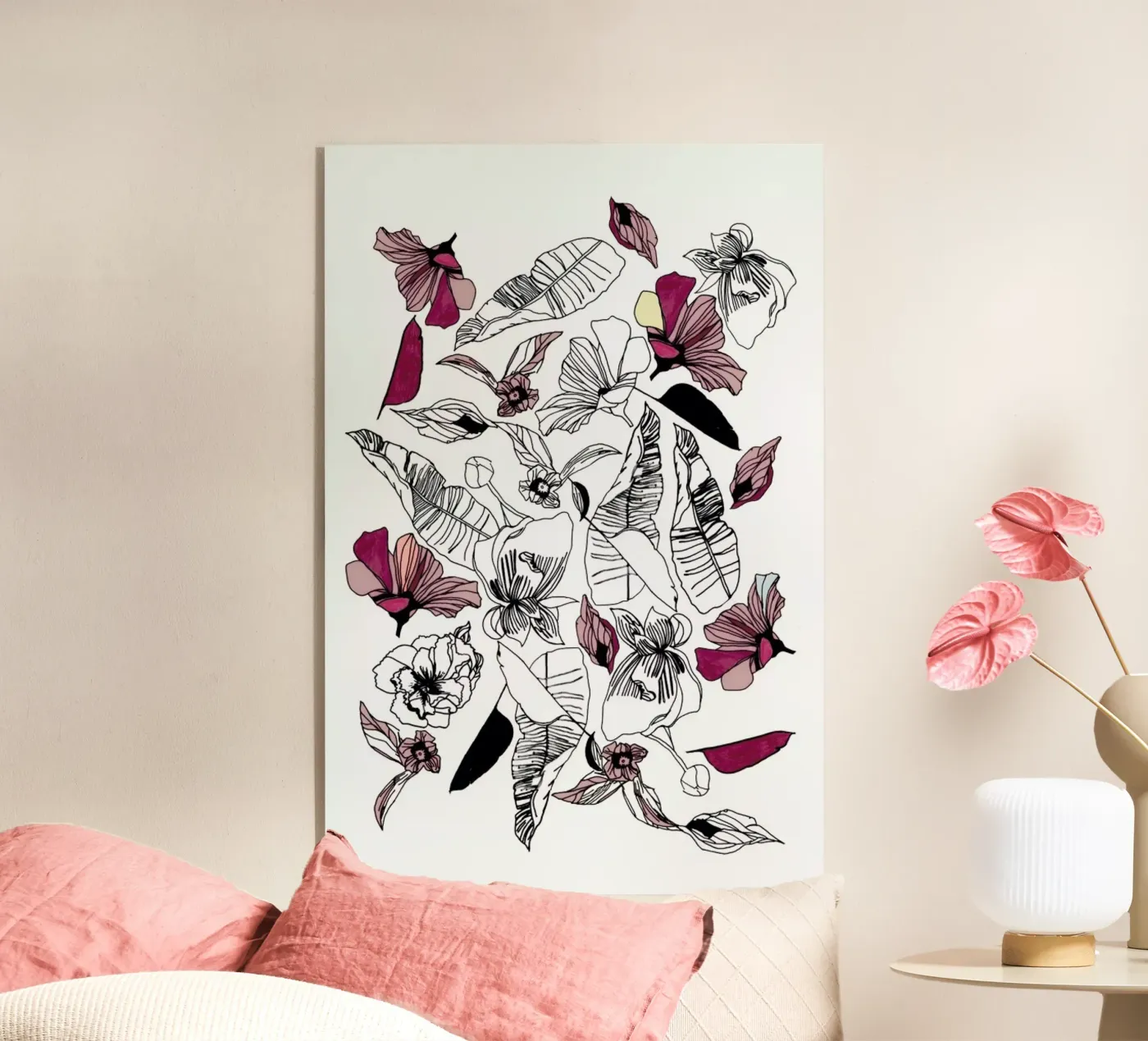 Wildflowers 2 acrylic glass by Céleste Hollak