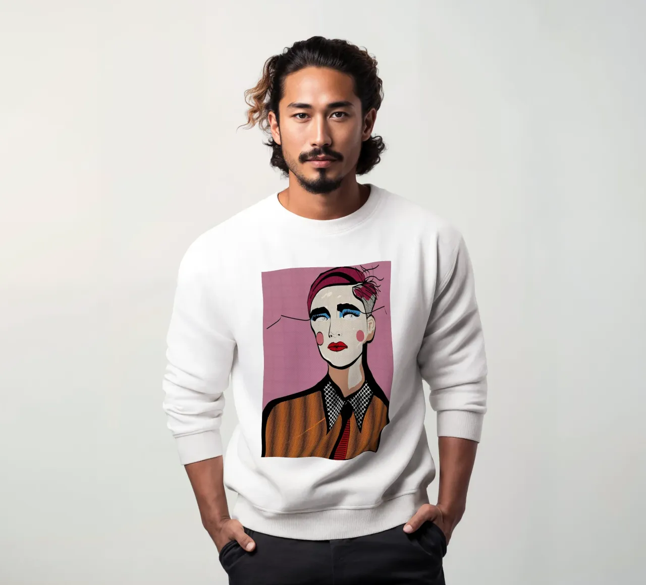 Popism sweatshirt by Marcell Naubert