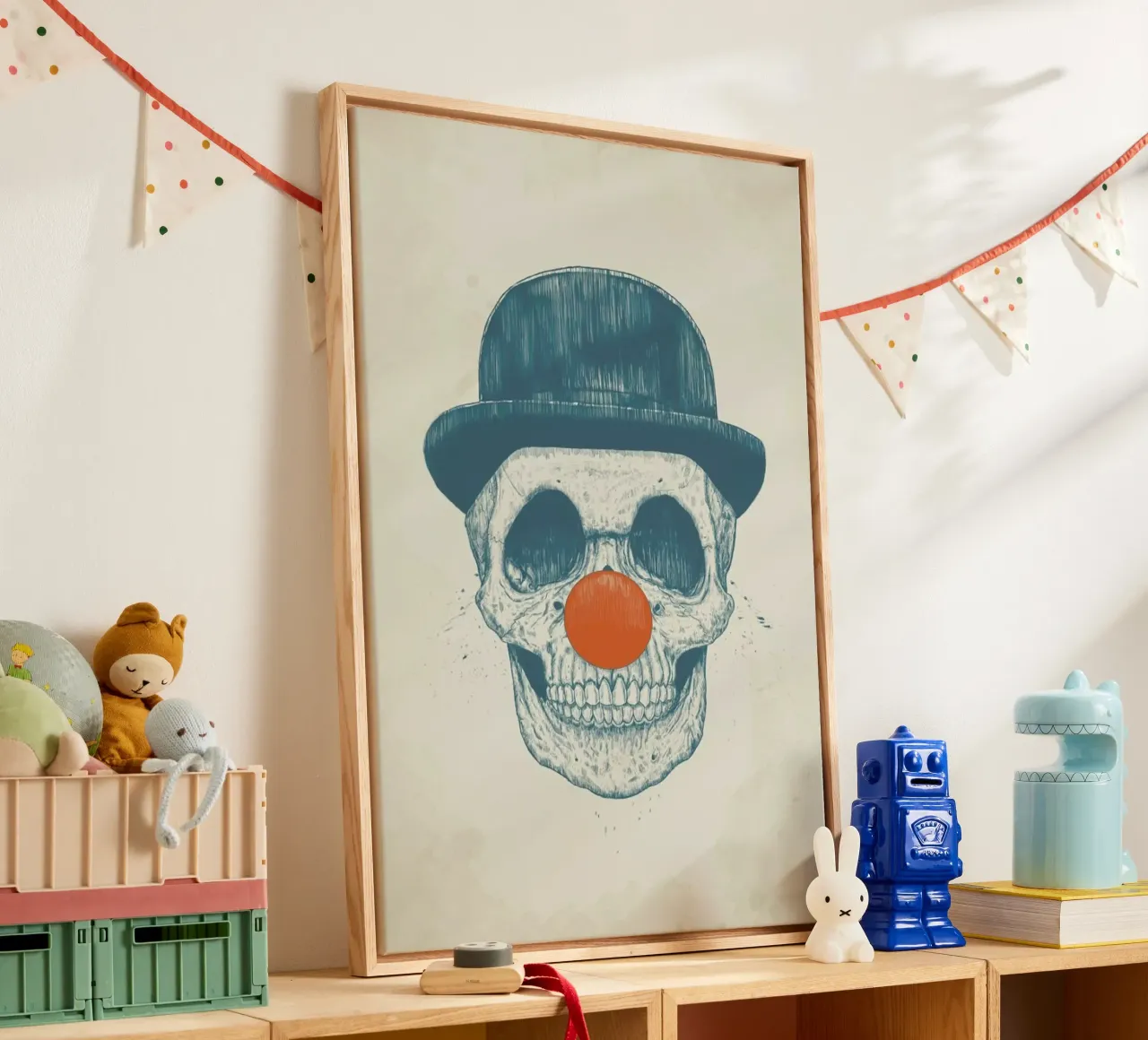 Dead Clown canvas by Balazs Solti