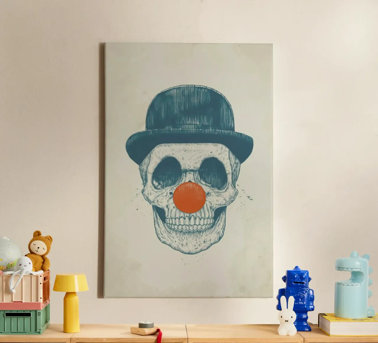 Dead Clown canvas by Balazs Solti