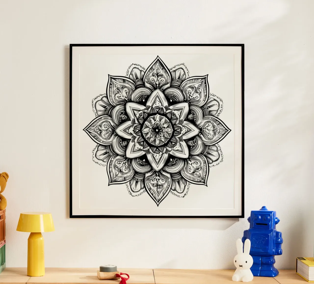Mandala in bianco e nero carta hahnemühle da Spiritual Touch
