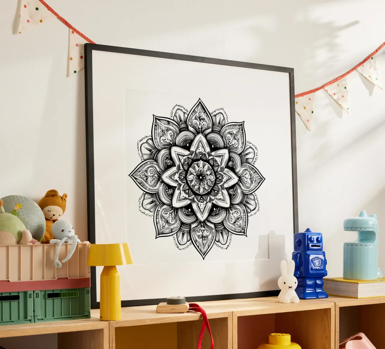 Mandala in bianco e nero carta hahnemühle da Spiritual Touch