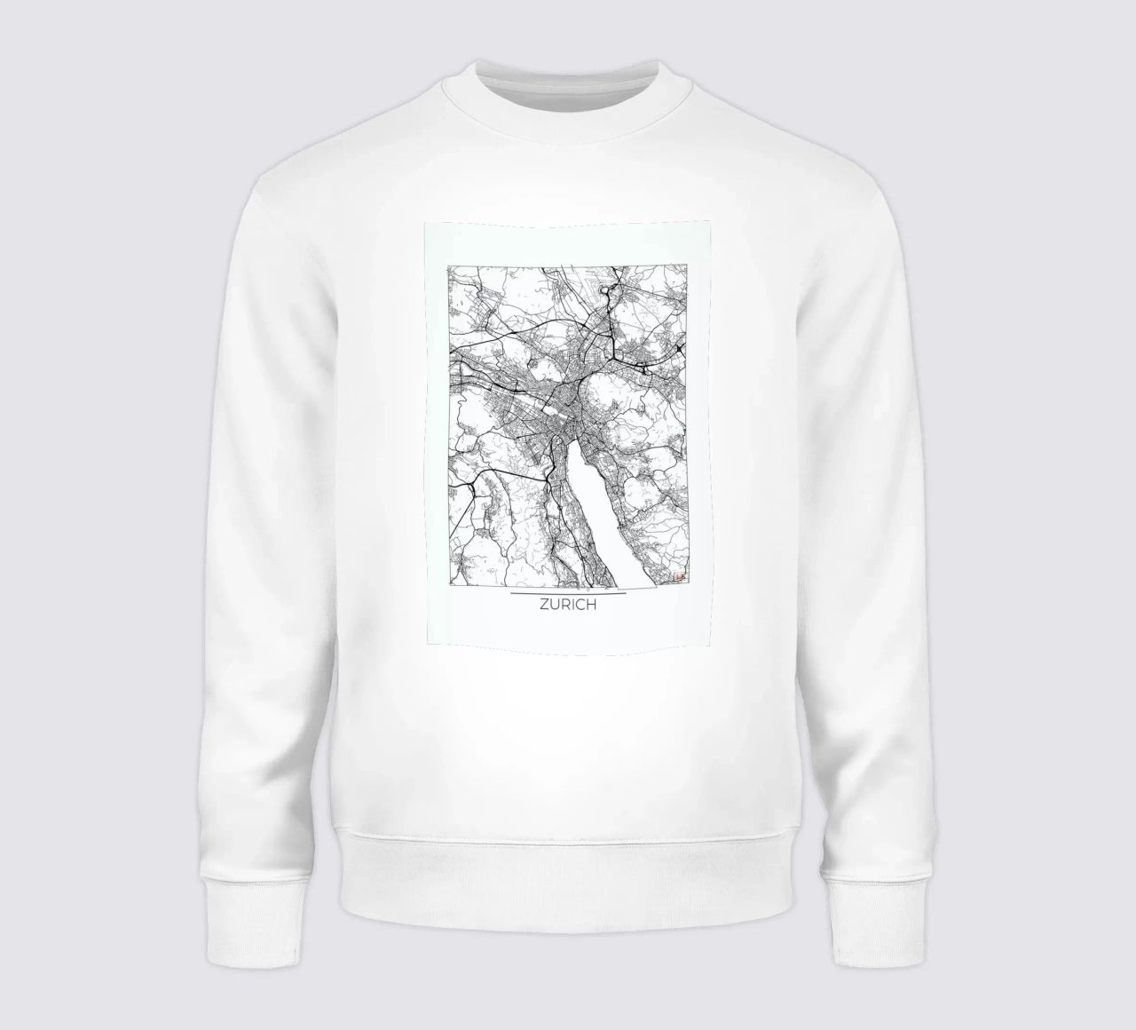 Zurich Minimal Sweatshirt von Hubert Roguski