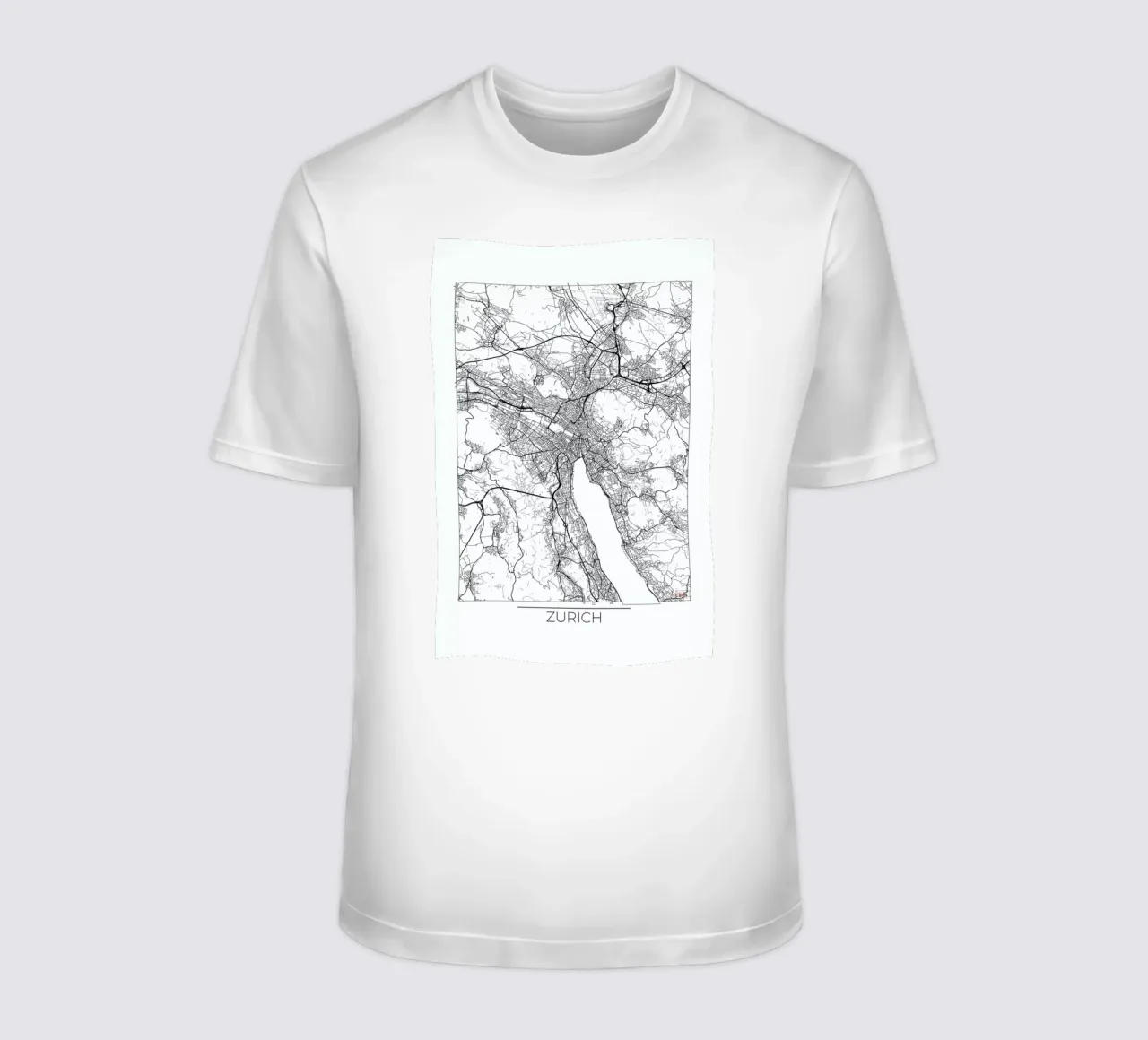 Zurich Minimal t-shirt da Hubert Roguski