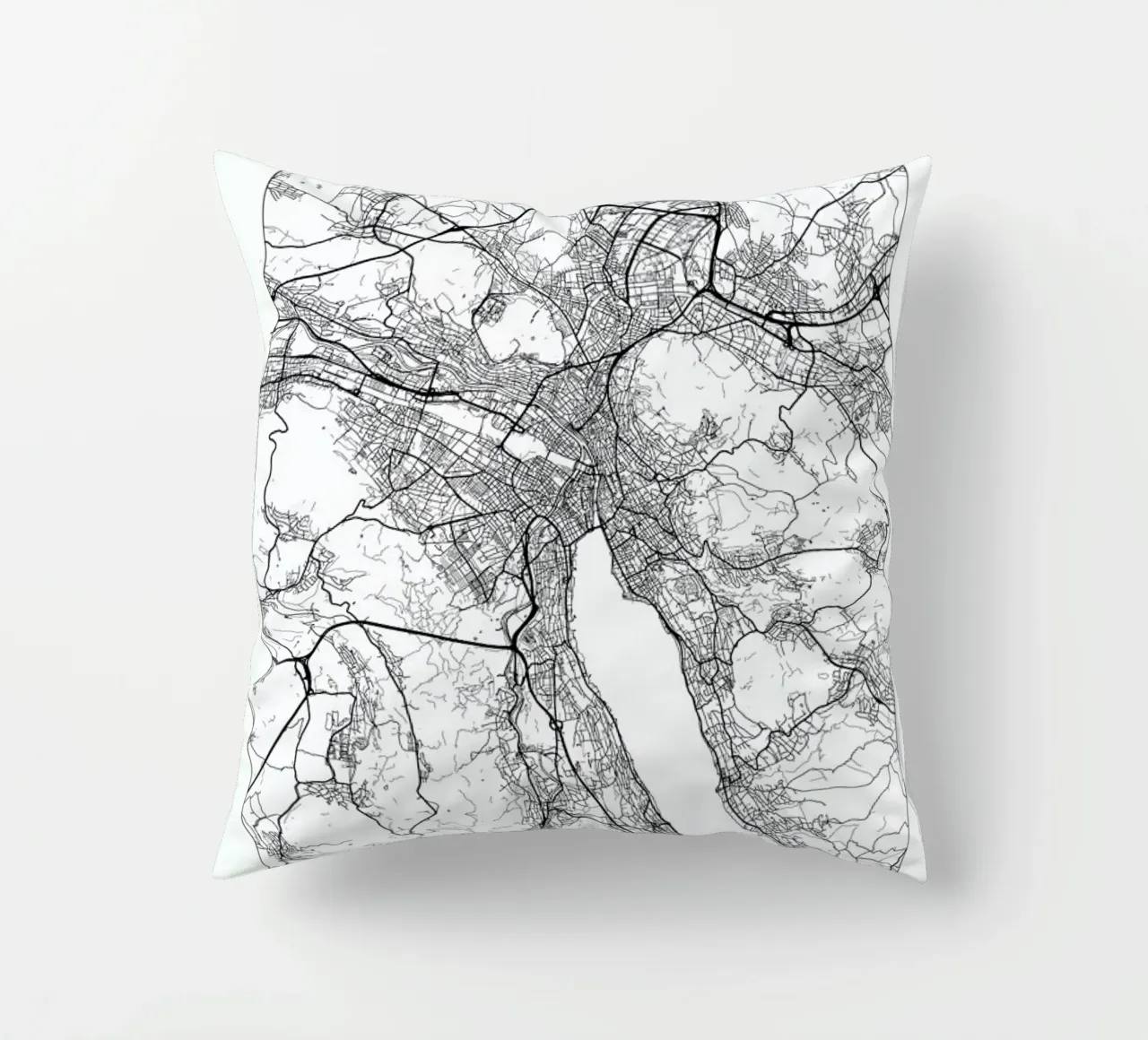 Zurich Minimal decorative cushion by Hubert Roguski