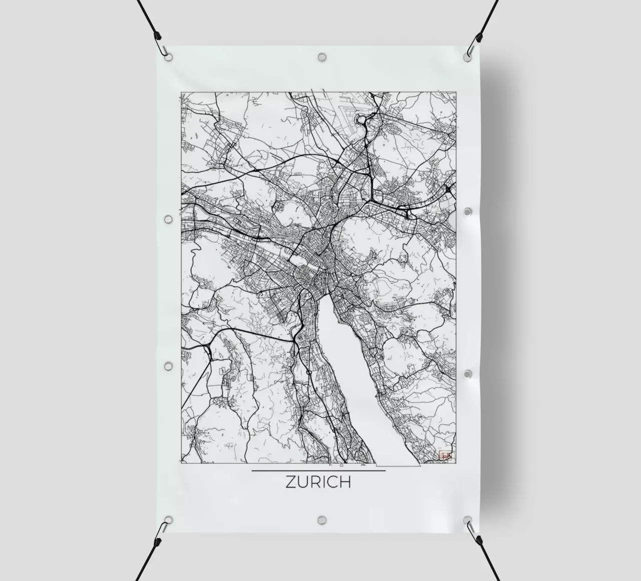 Zurich Minimal telo in pvc da Hubert Roguski