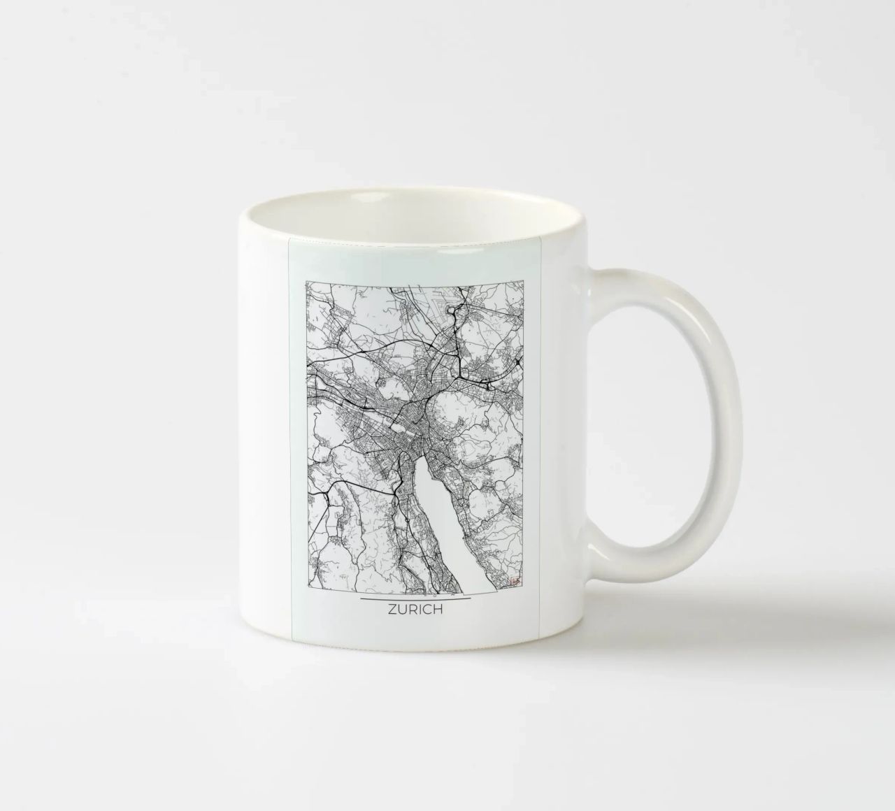Zurich Minimal Keramik Tasse von Hubert Roguski