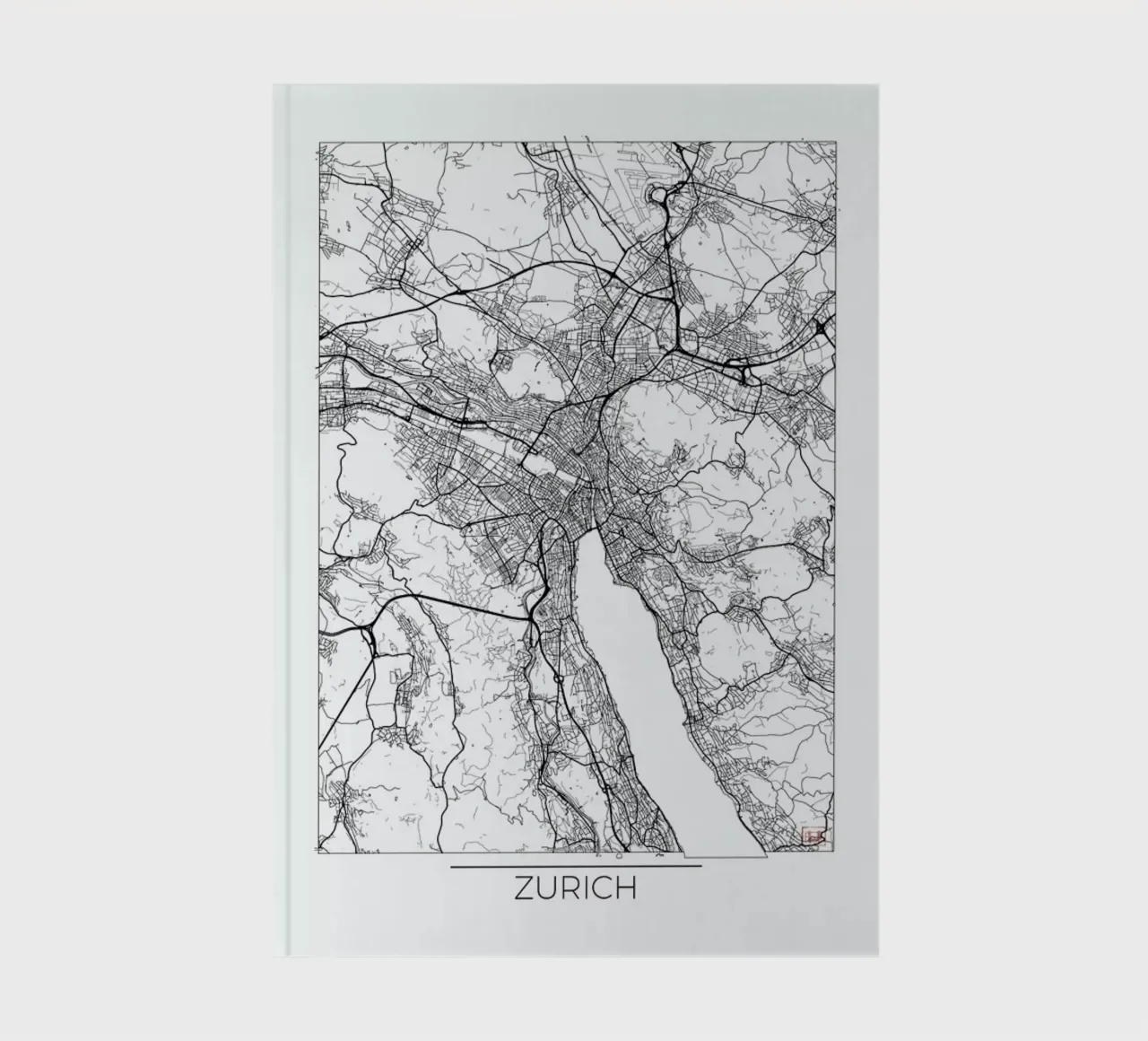 Zurich Minimal notebook by Hubert Roguski