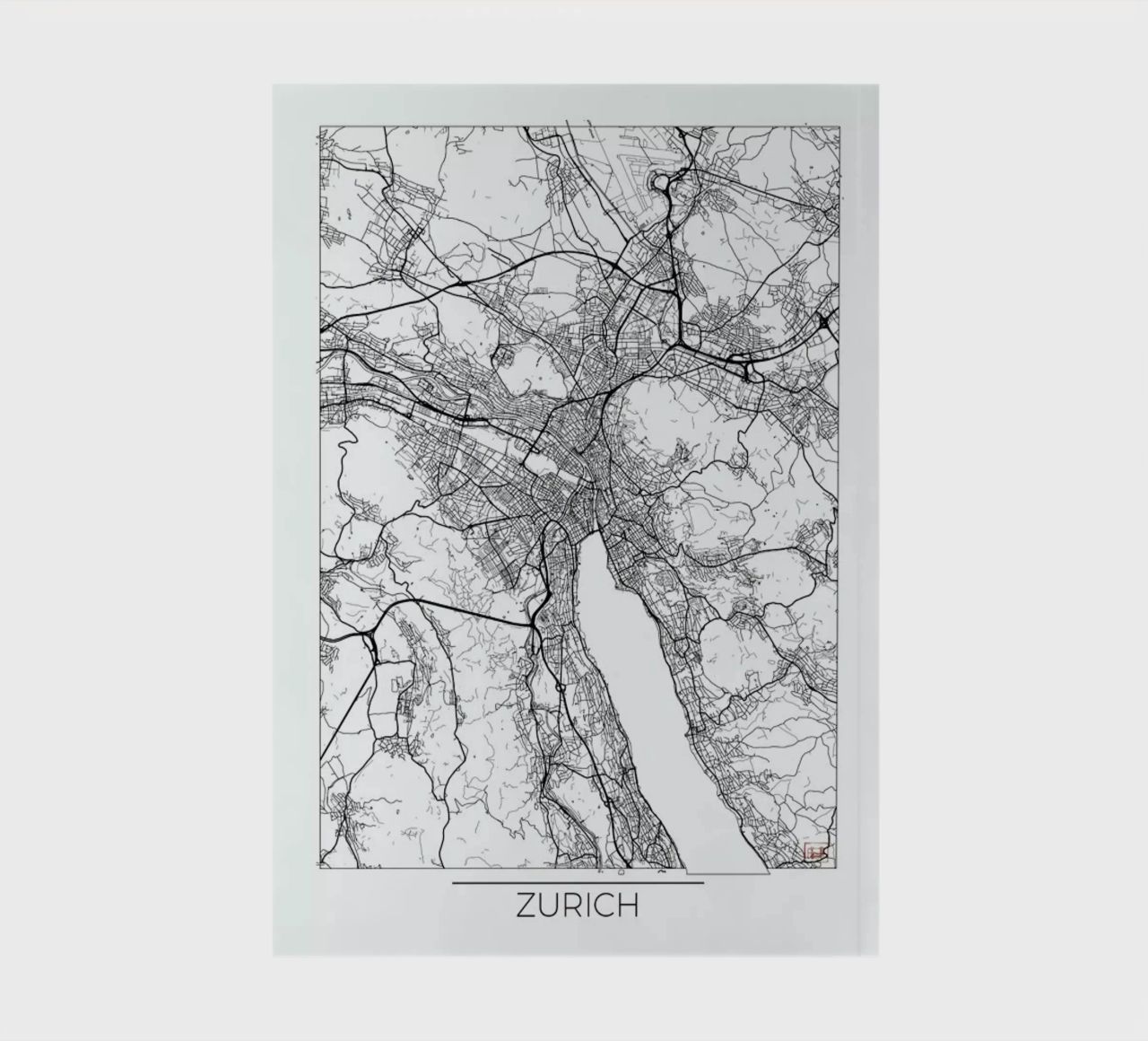 Zurich Minimal Notizbuch von Hubert Roguski