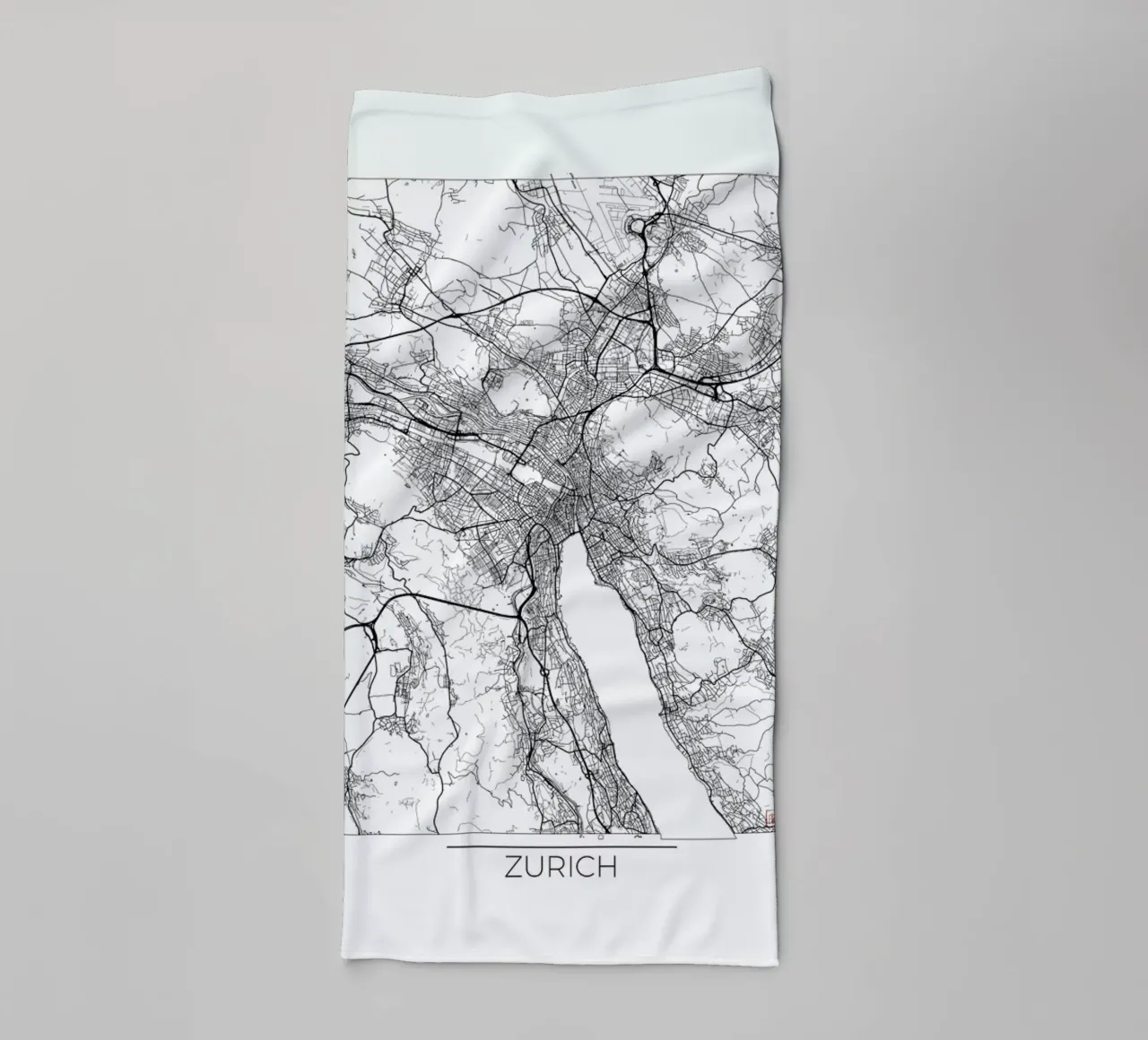 Zurich Minimal asciugamano da bagno da Hubert Roguski