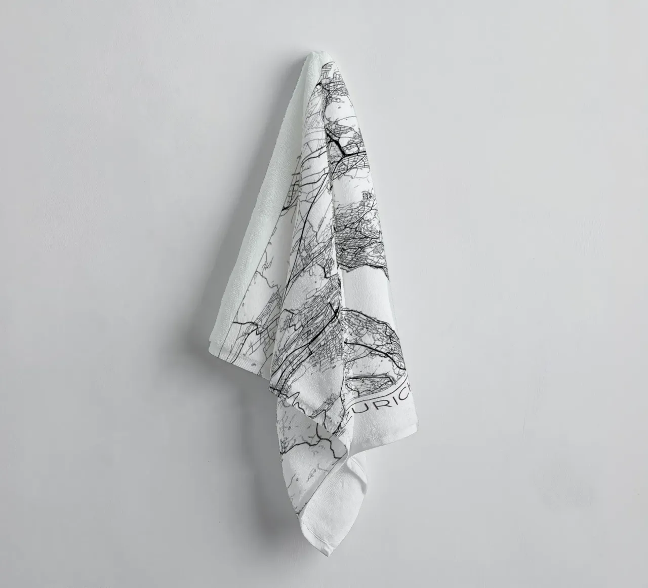 Zurich Minimal towel by Hubert Roguski