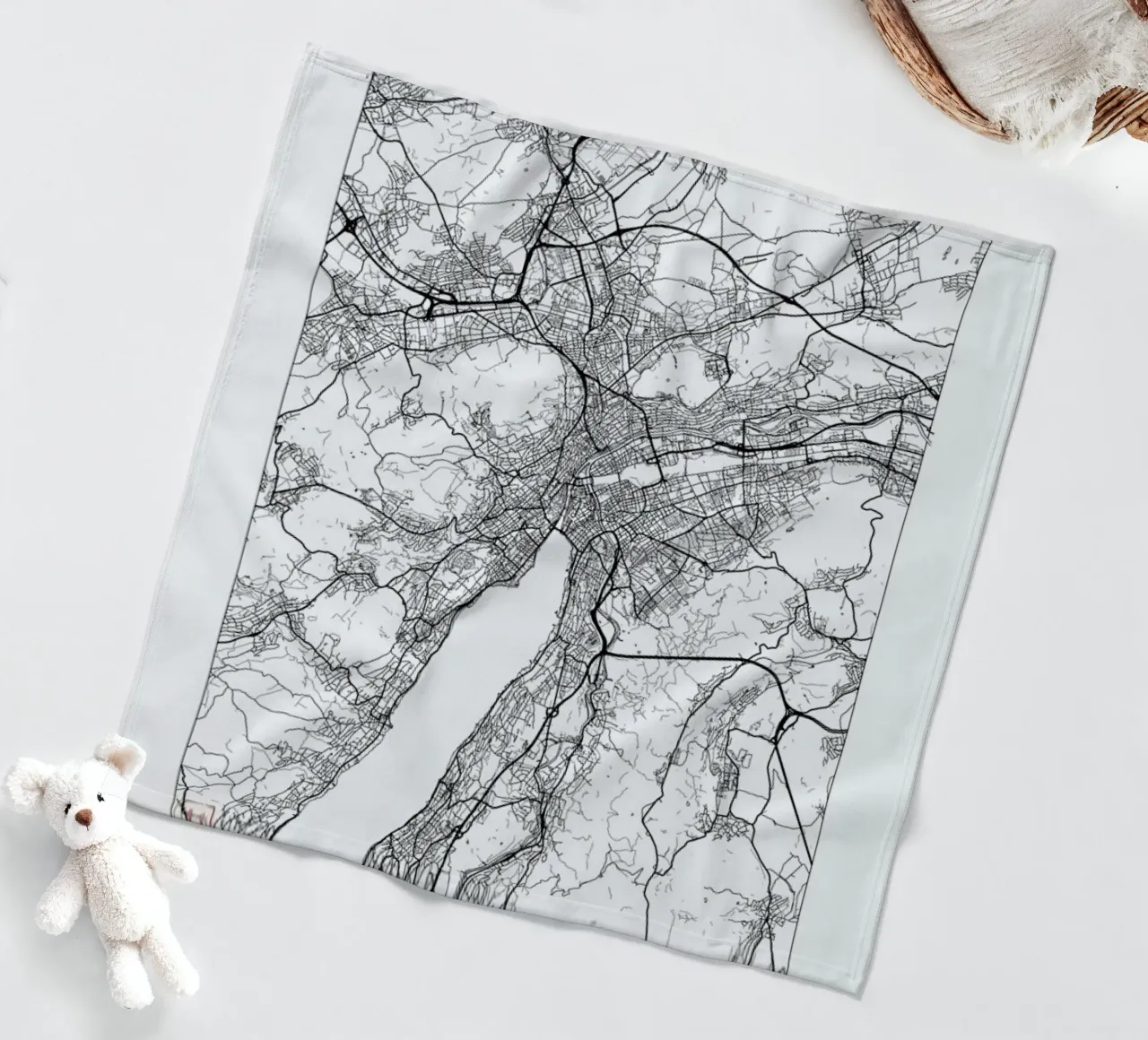 Zurich Minimal coperta in pile da Hubert Roguski