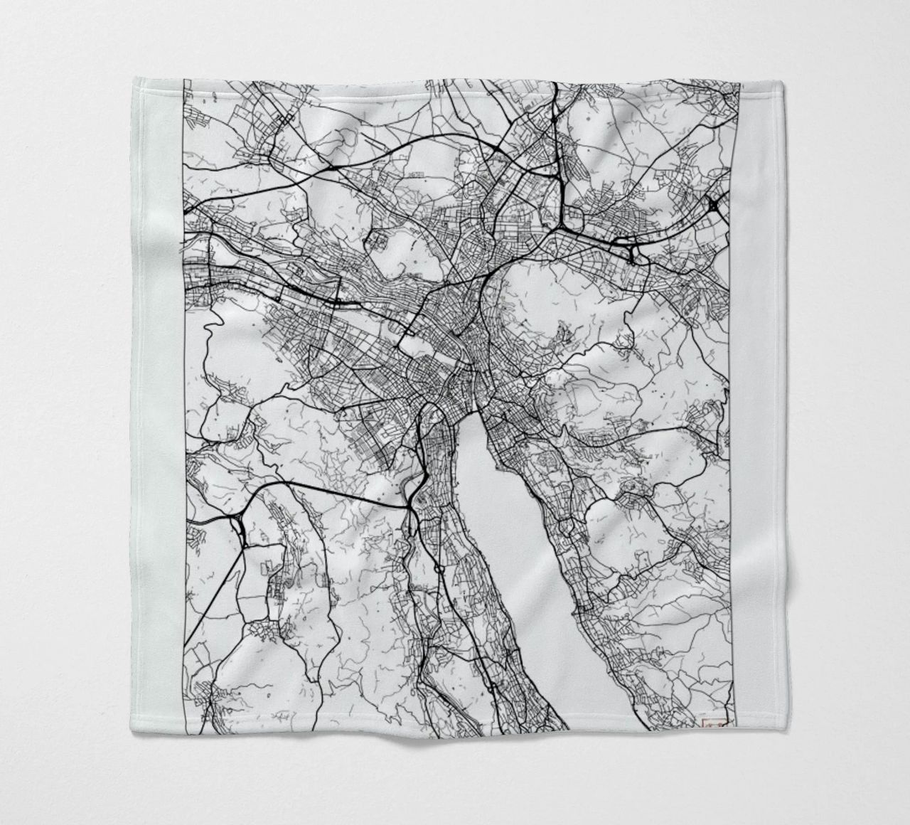 Zurich Minimal Fleecedecke von Hubert Roguski