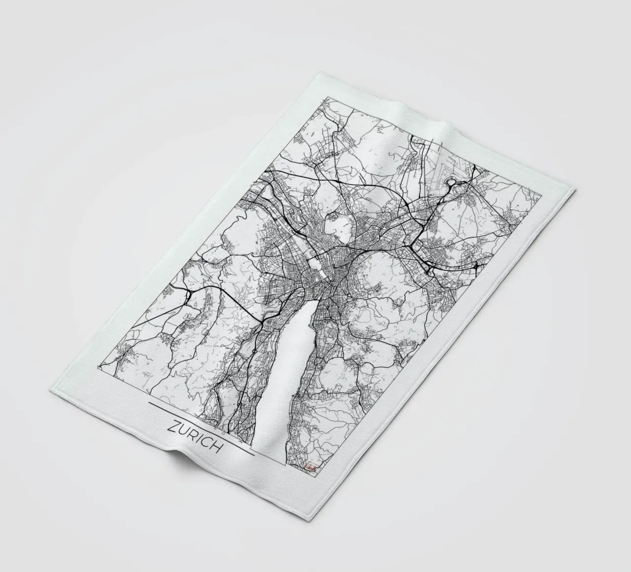 Zurich Minimal coperta in pile da Hubert Roguski