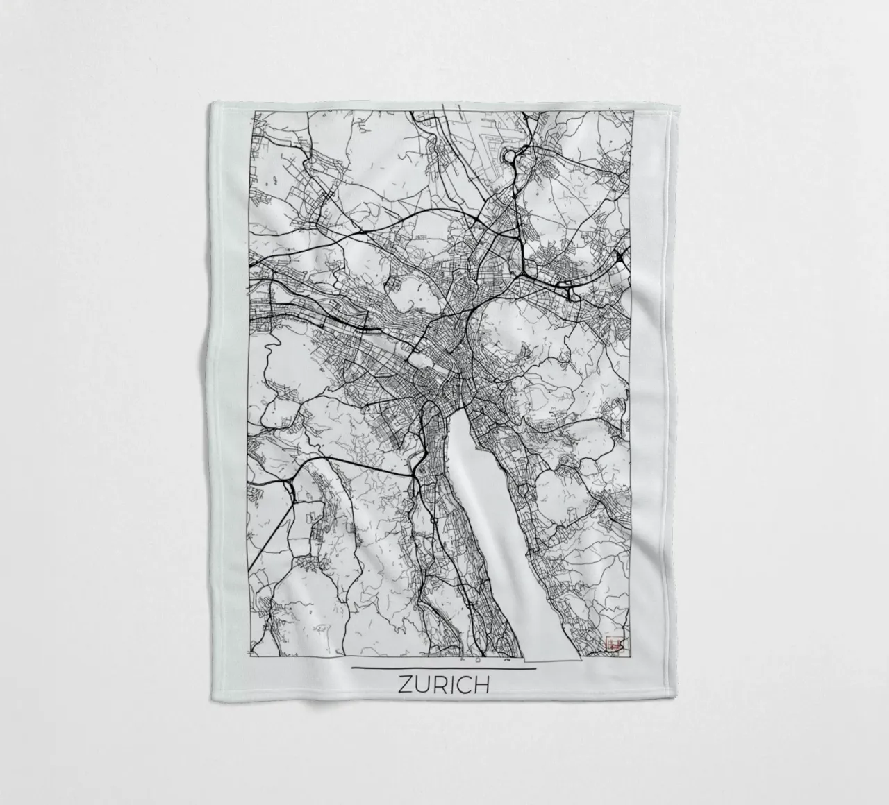 Zurich Minimal coperta in pile da Hubert Roguski