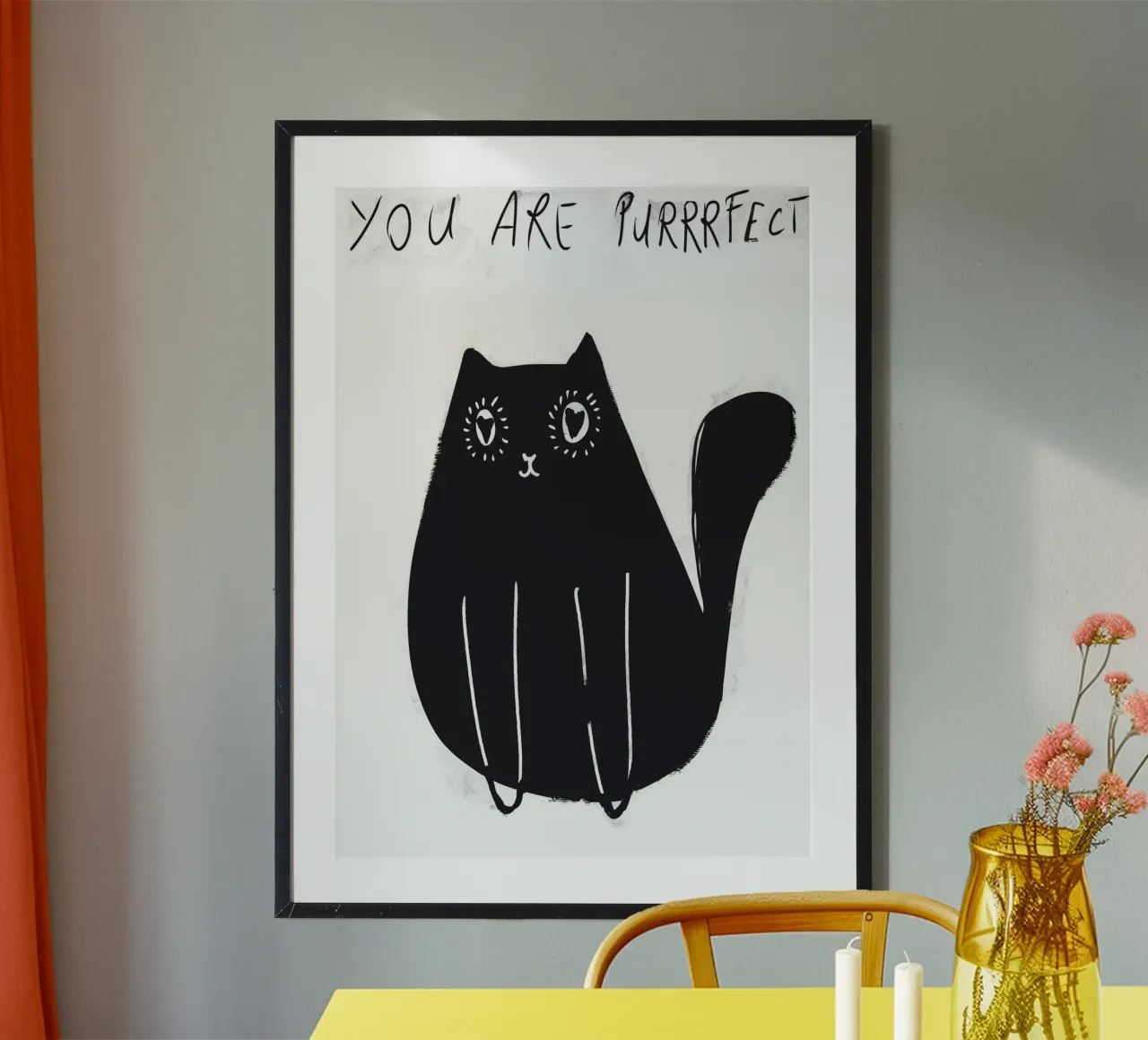 YOU ARE PURRRFECT - 2 carta hahnemühle da Gabi_Schöffel_Illustration