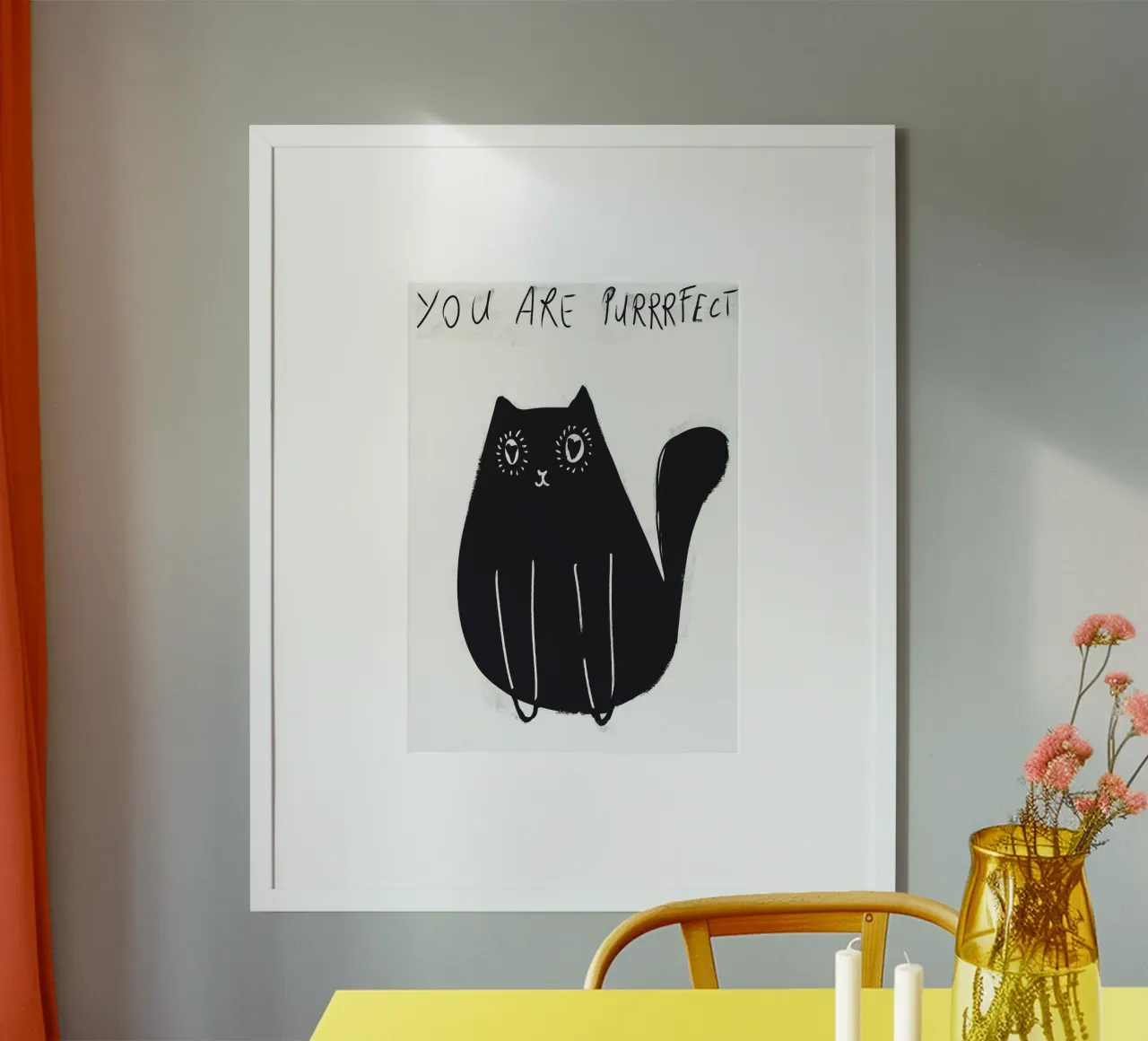 YOU ARE PURRRFECT - 2 carta hahnemühle da Gabi_Schöffel_Illustration